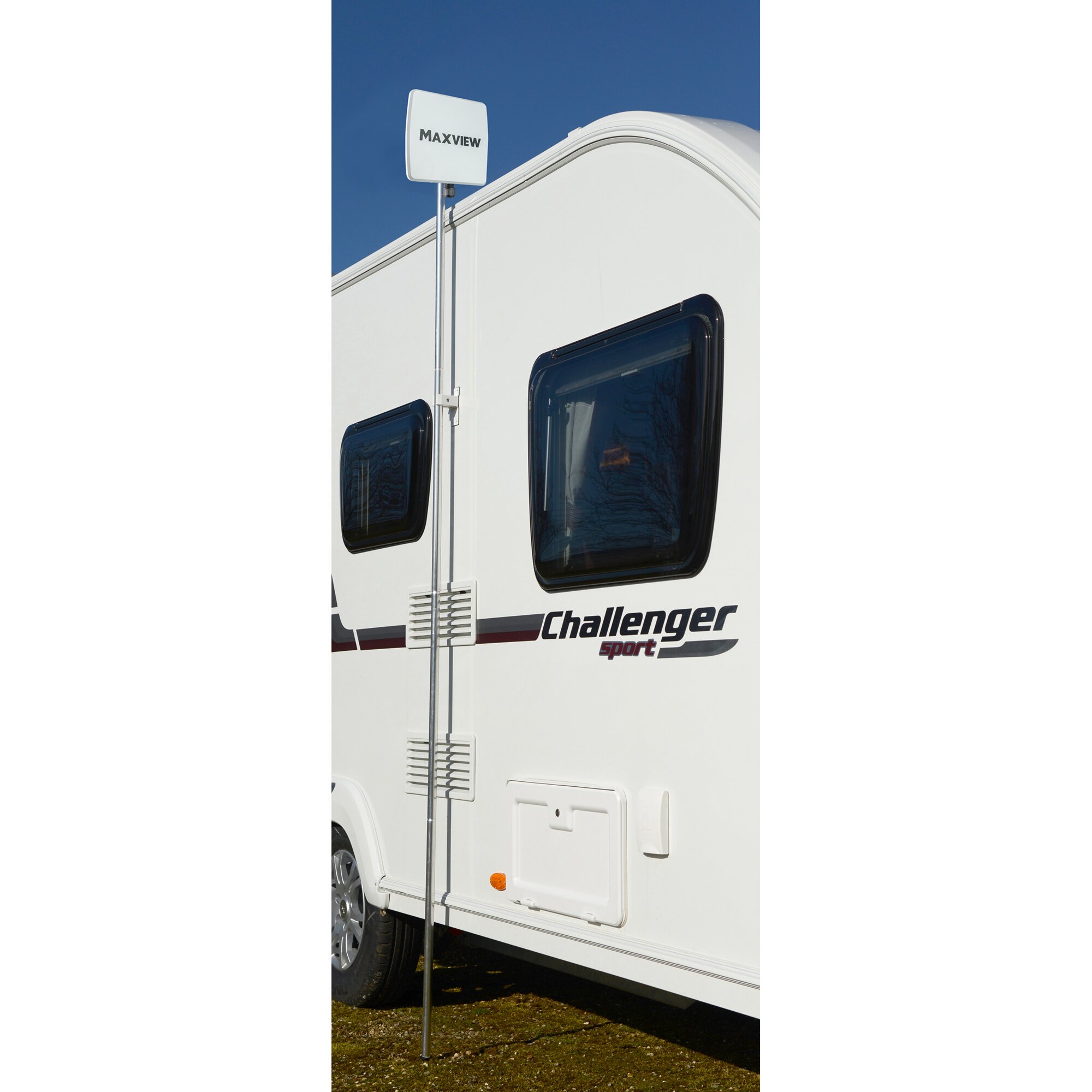 Mast with Side Wall Bracket for Maxview Roam Basecamp