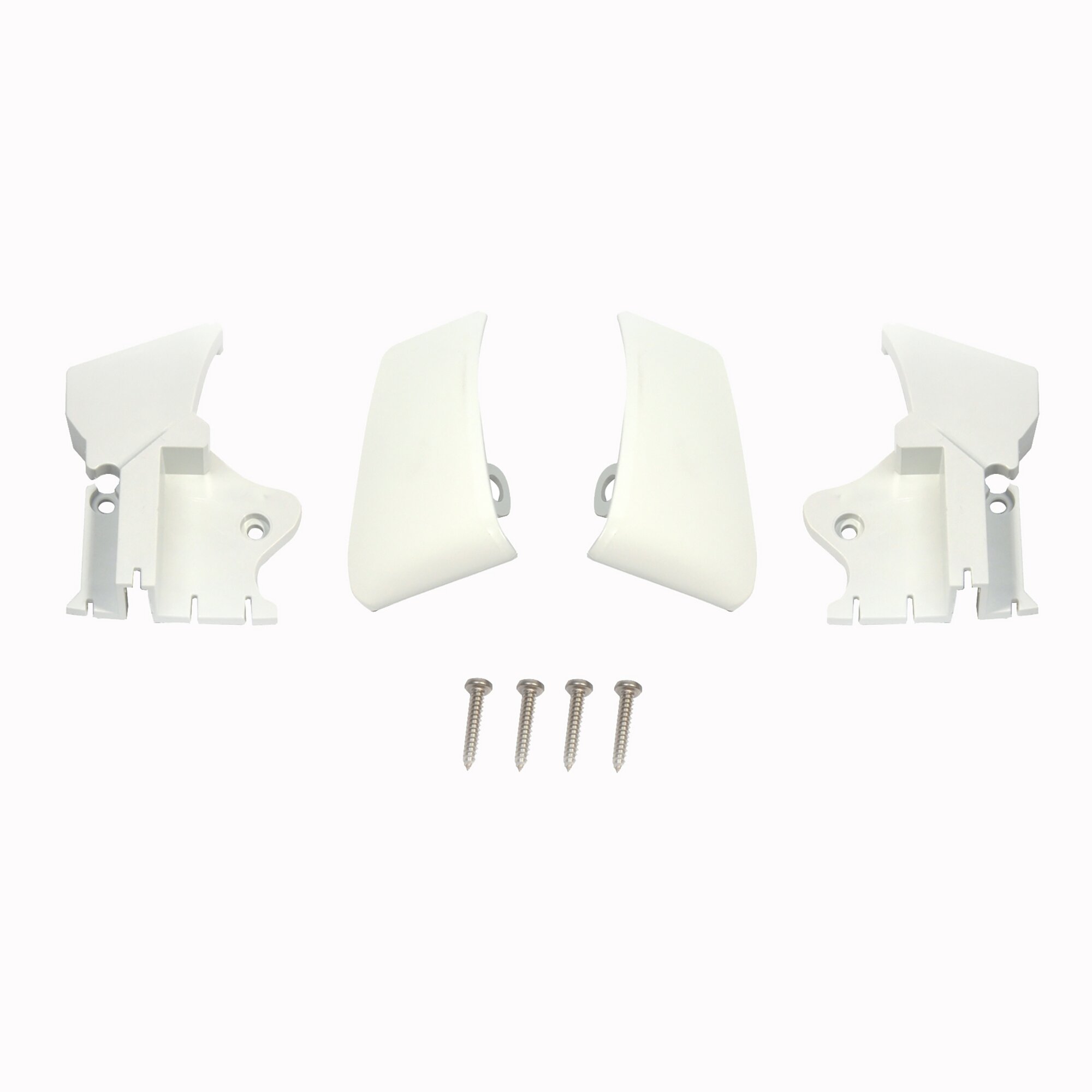 Front Panel End Caps for TO 8000, white