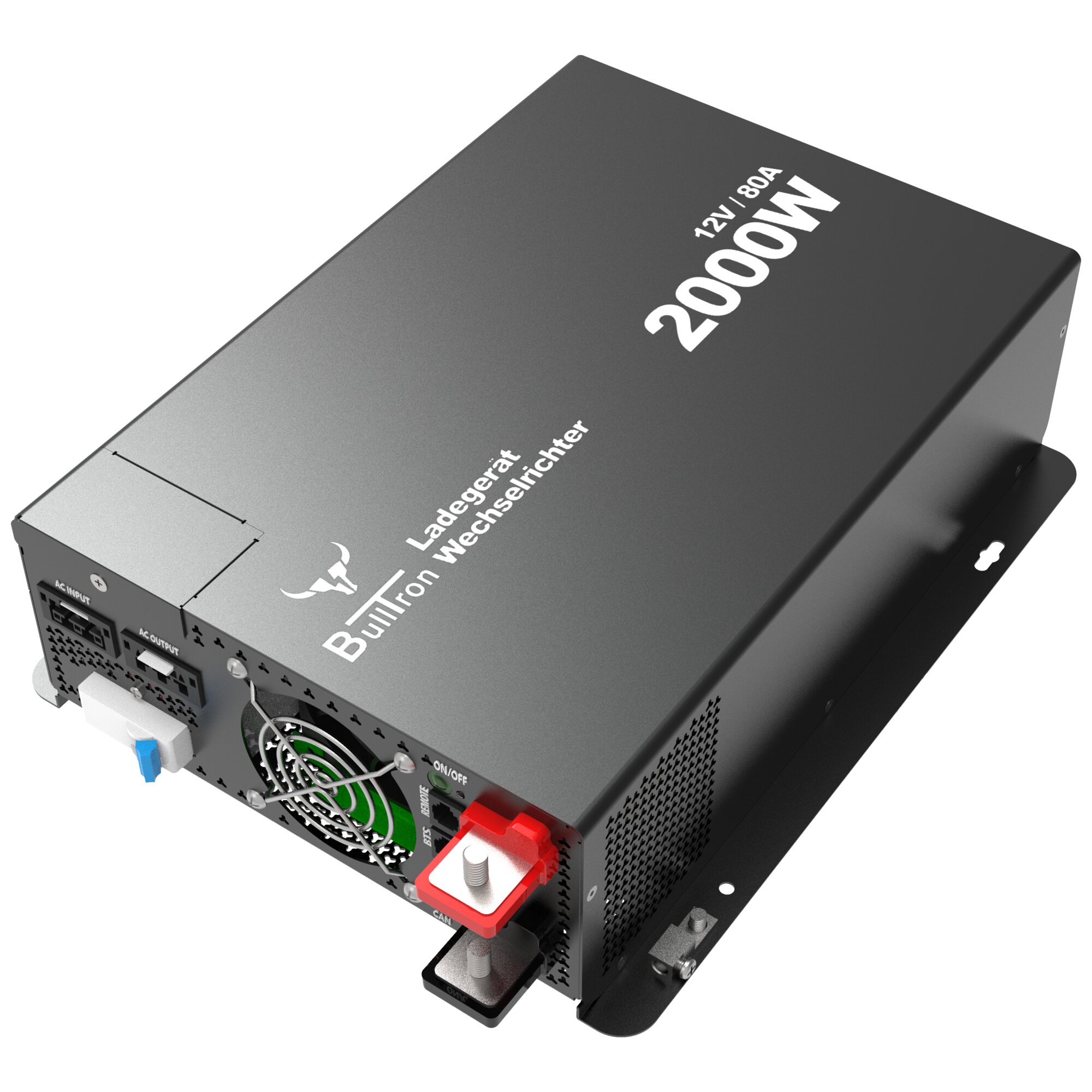 Inverter 2000 W with Charger 80 A and Display
