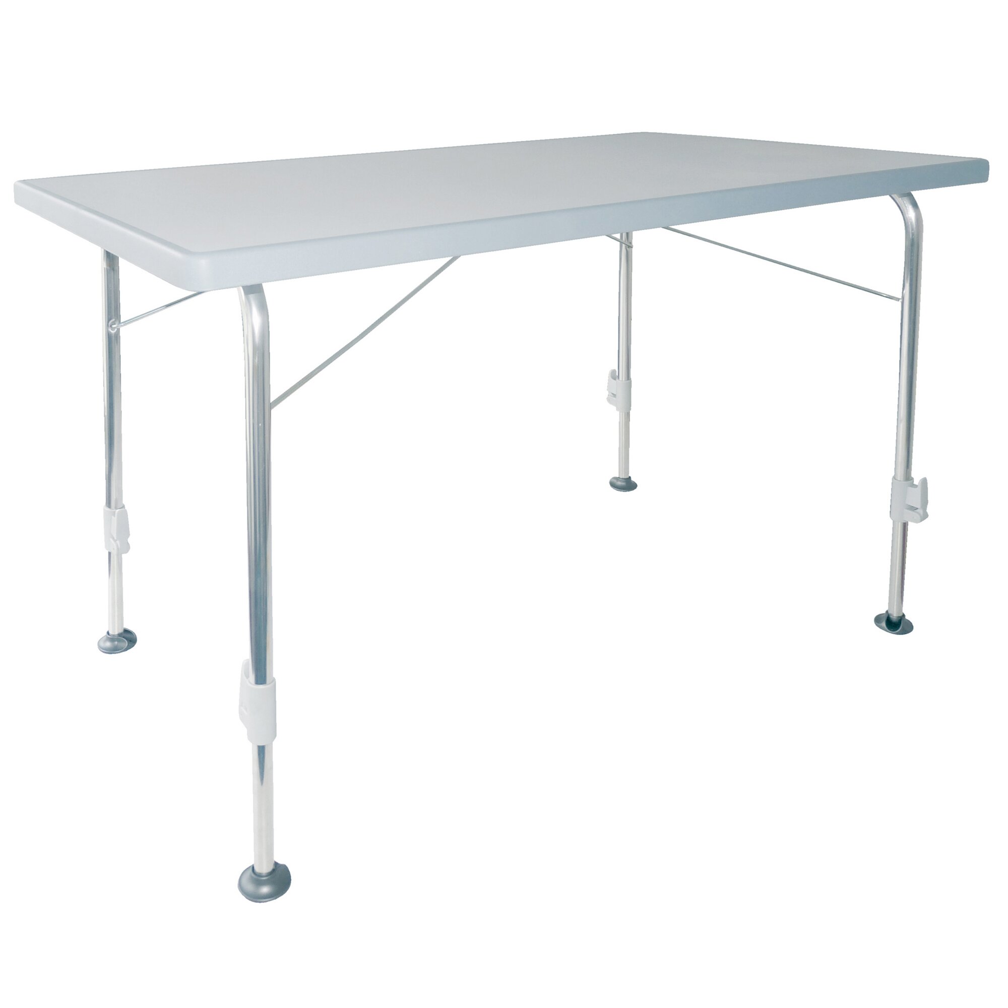 Camping Table Stabilic 3, 115 x 70 cm, light grey