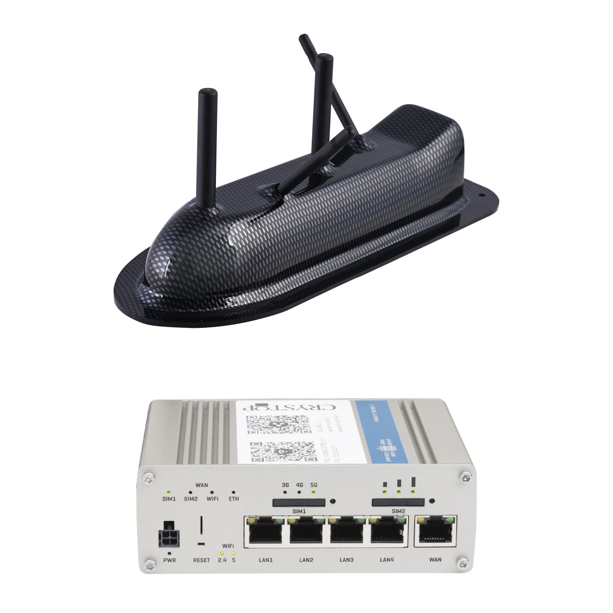 Router Set WebBooster Standard, black