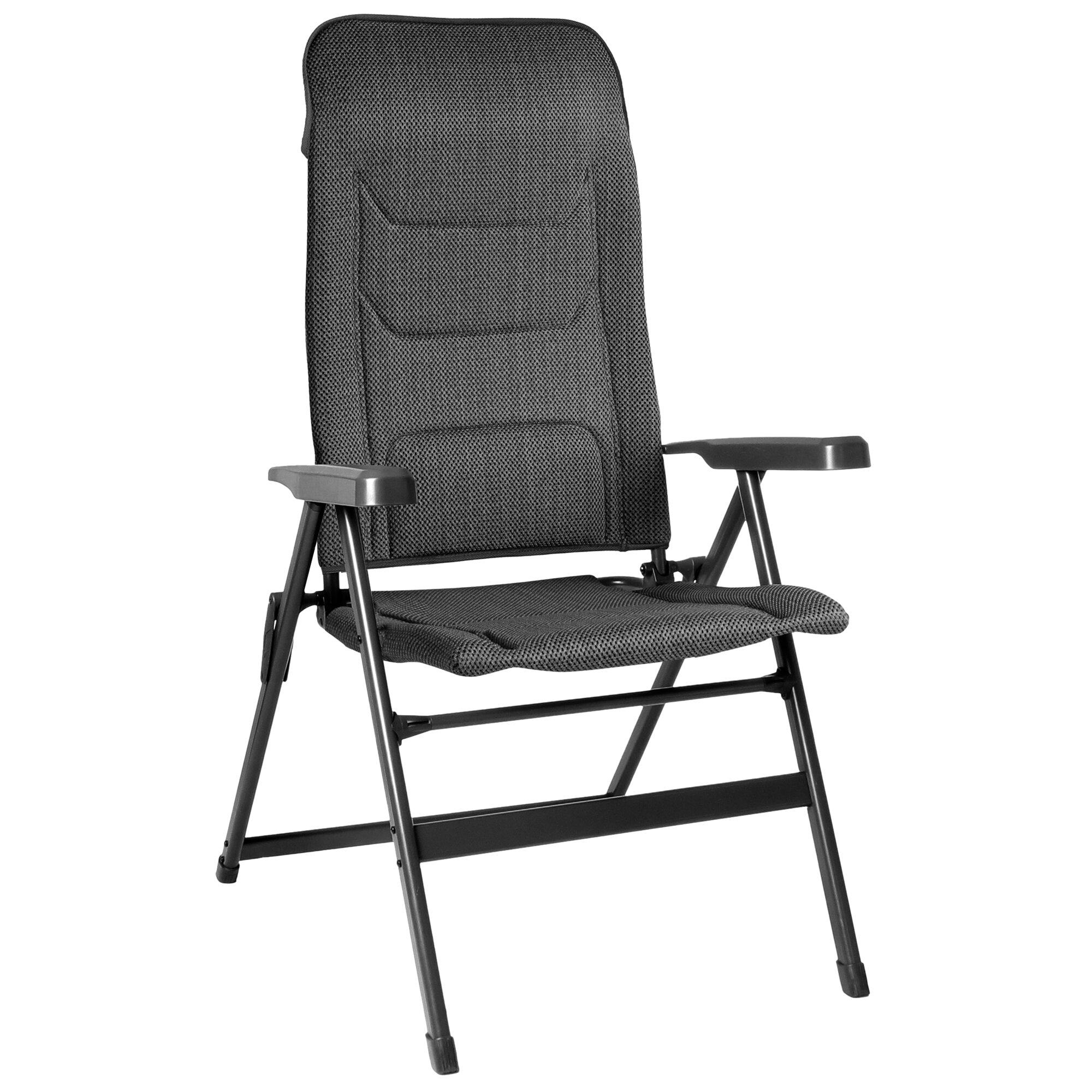 Camping Chair Aravel 3D Vitachic L, flecked with grey