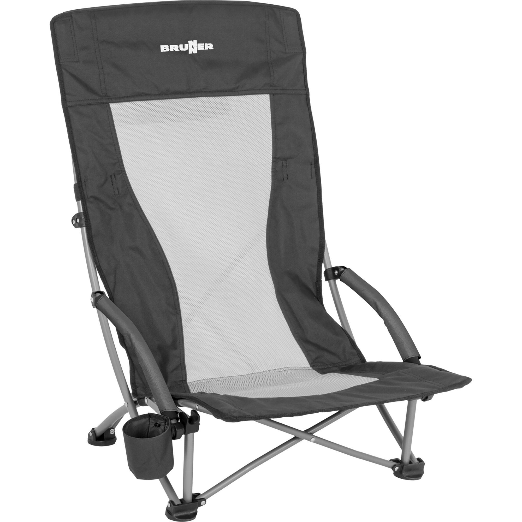 Cuba Highback Beach Chair, black