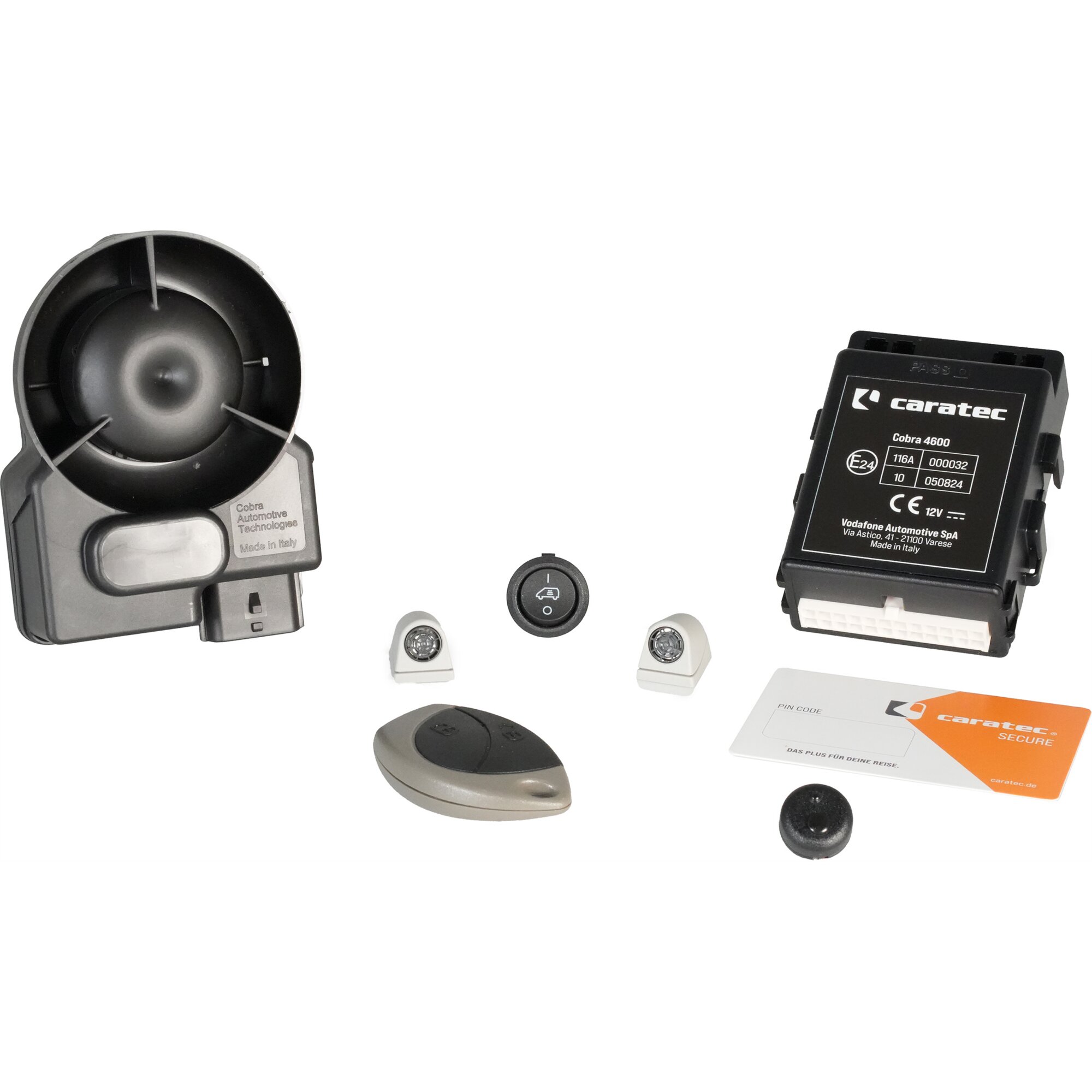 Caratec Secure Alarm System for Fiat Ducato, Built 2014/05 – 2021/08