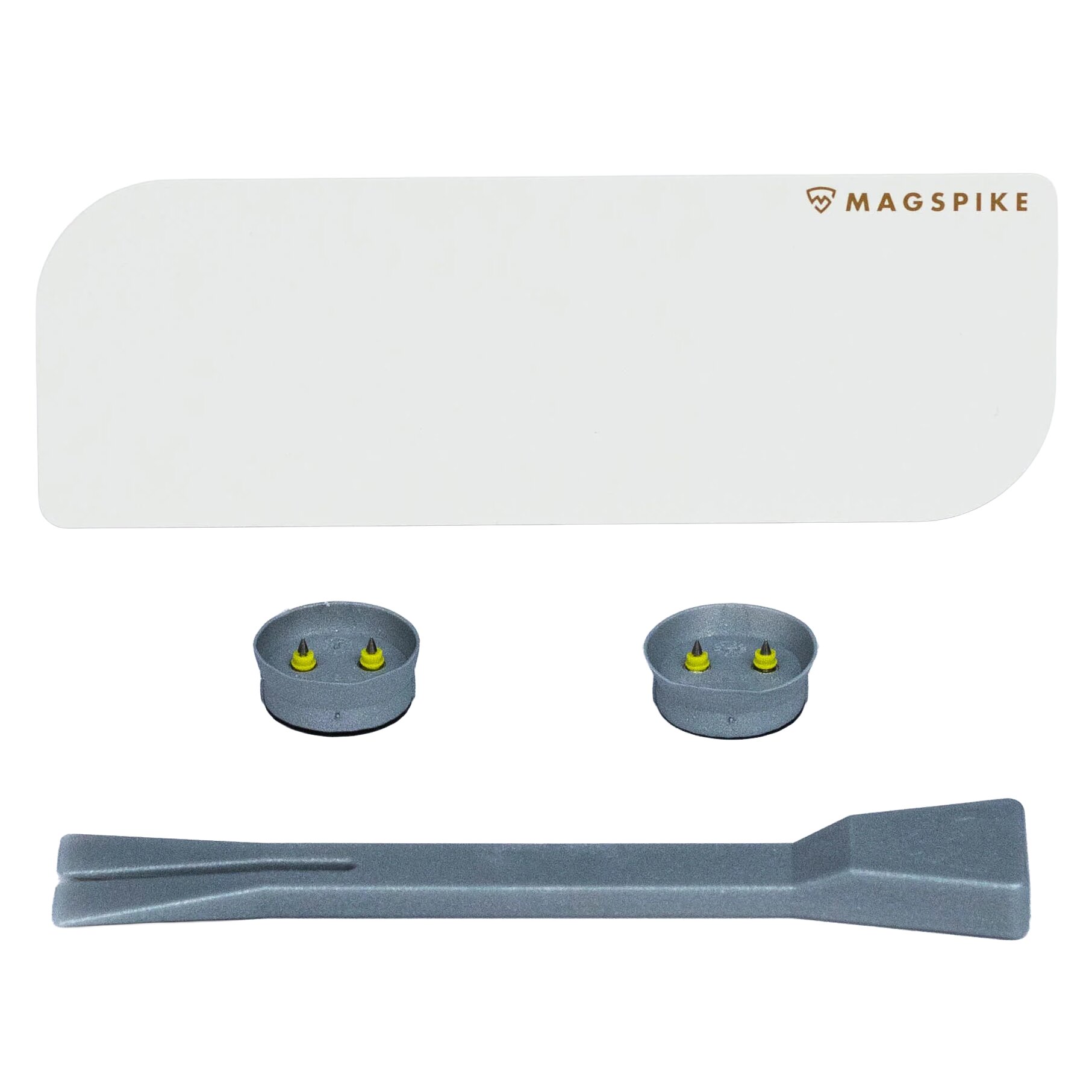 Base Plate with Magnet MagSpike Set M without Hooks, white