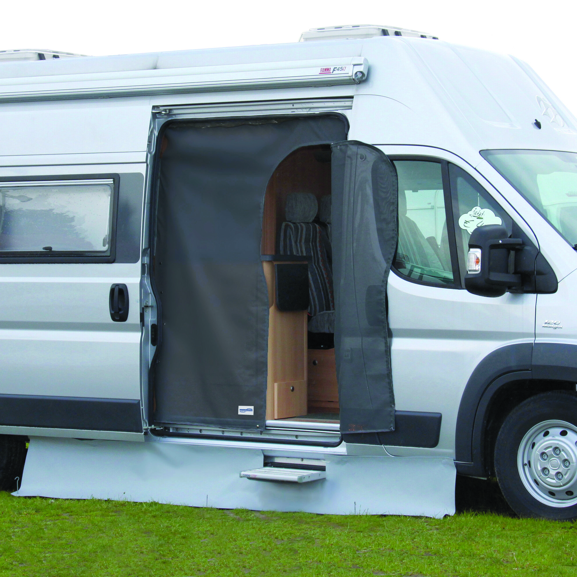 Fly Screen Curtain Fiat Ducato, H1 – normal roof, Sliding Door