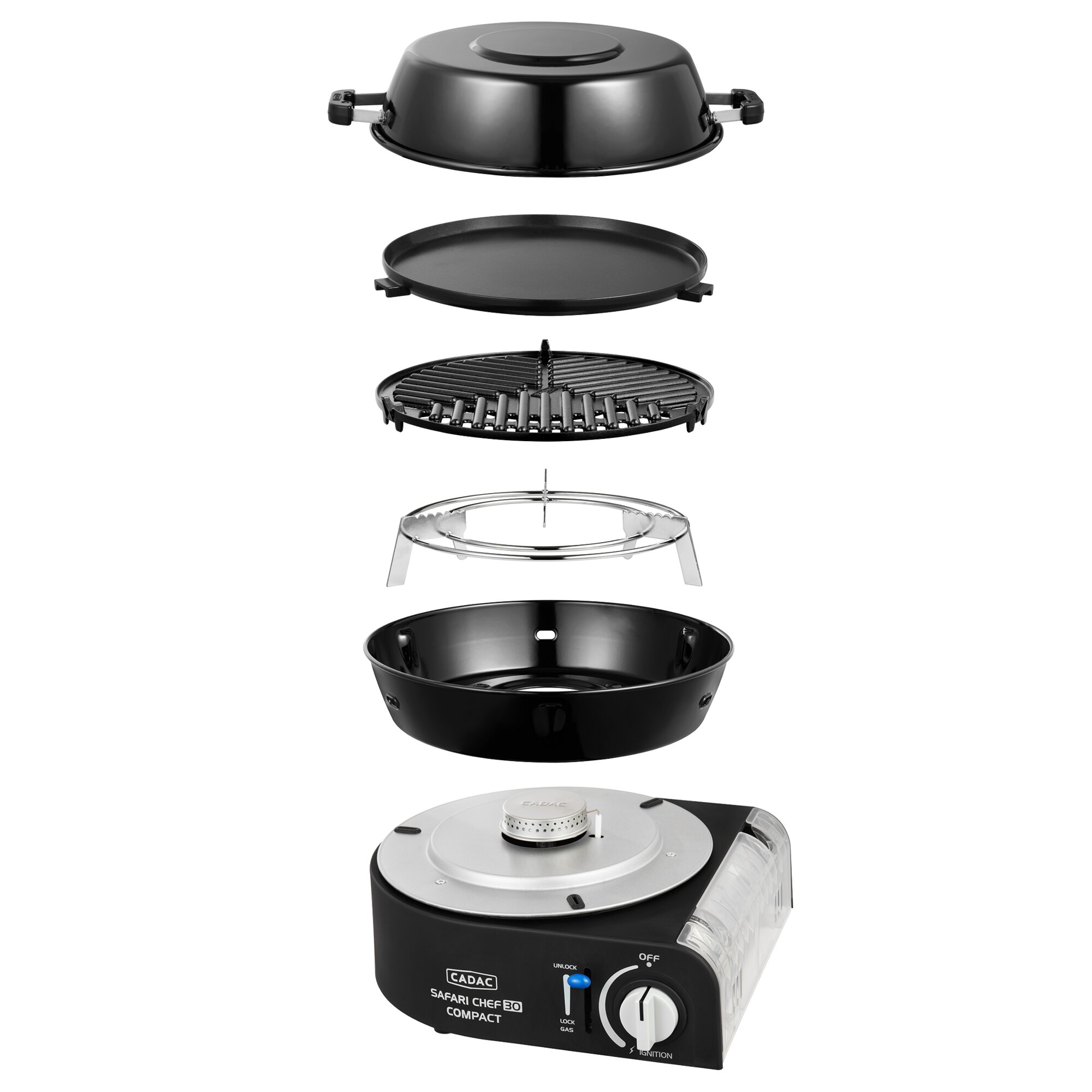 Gas Barbecue Safari Chef 30 Compact cartridge