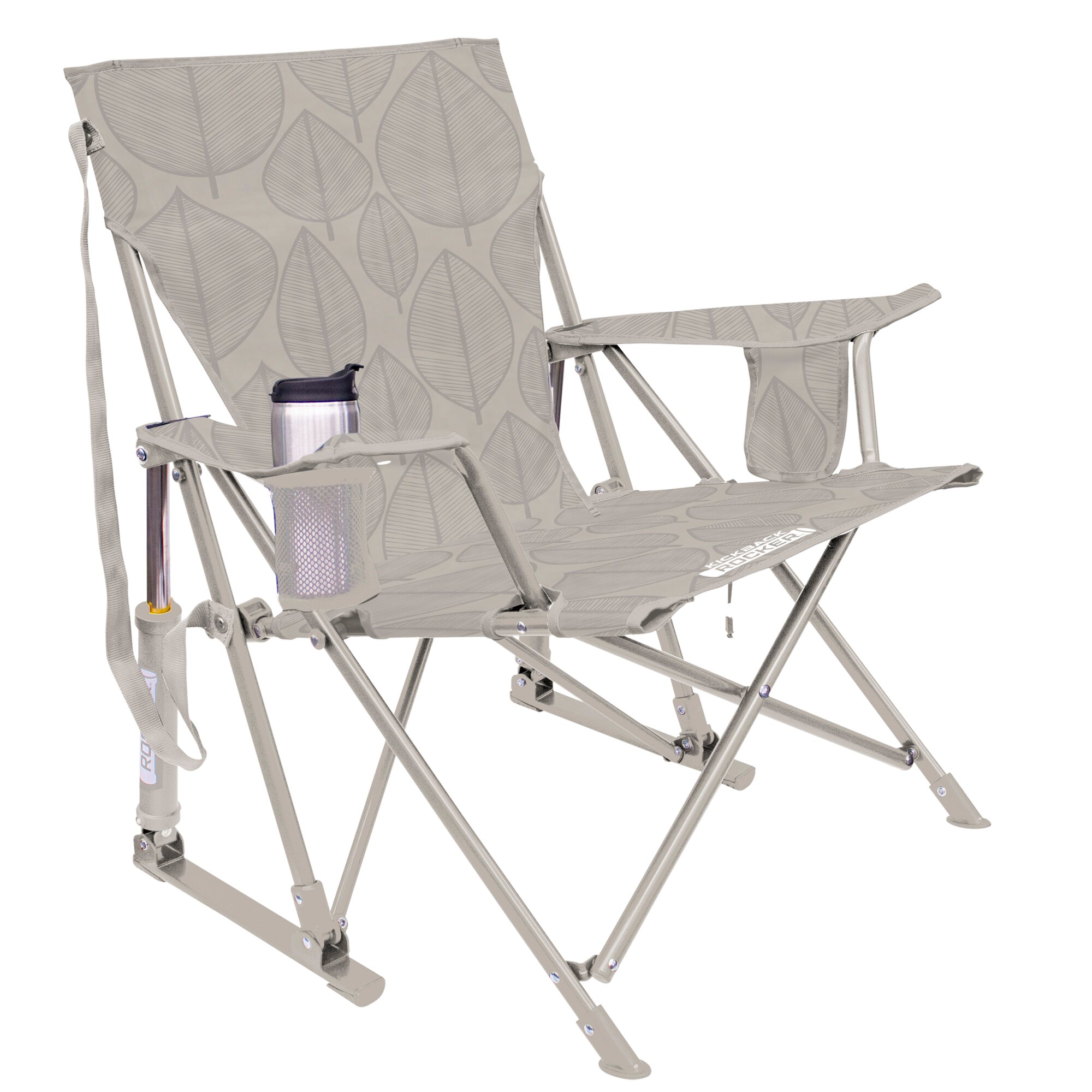Camping Rocking Chair Kickback Rocker™, light grey