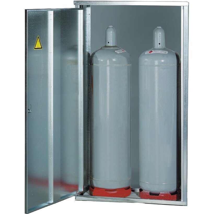Gas Cylinder Cabinet, Trailers, 2 x 33 kg