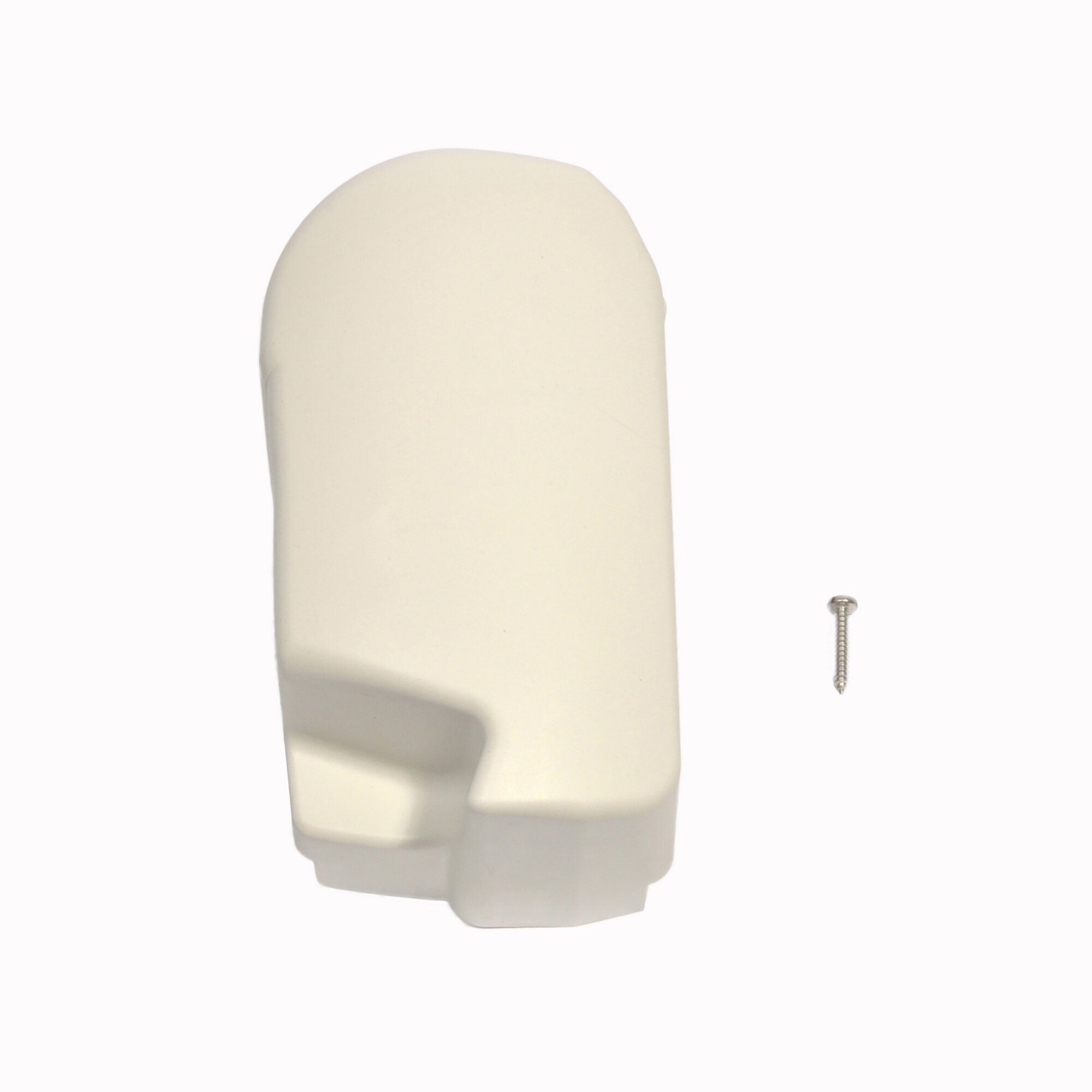 End Cap for TO 8000, right-hand, beige-white