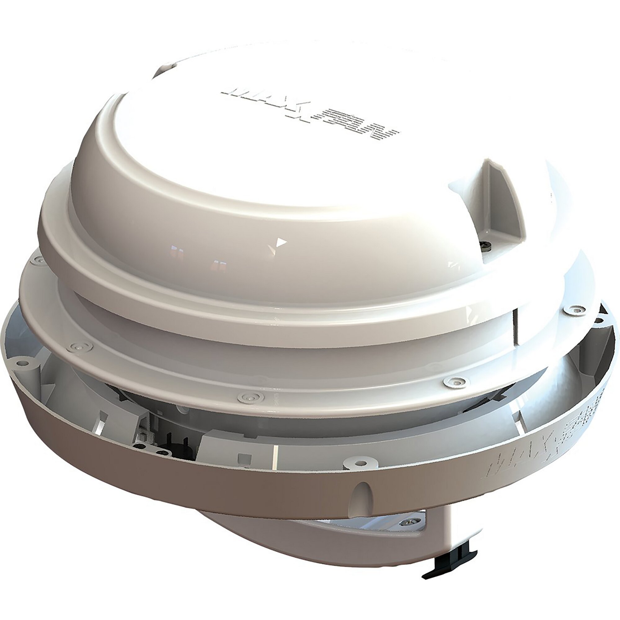 MaxxFan Dome with LED, white