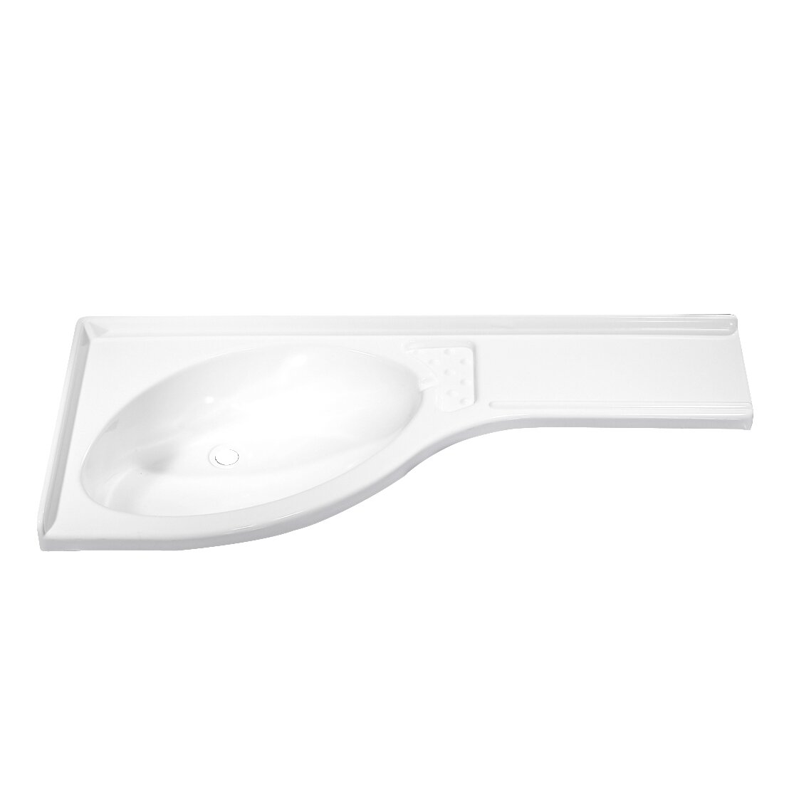 Corner Sink, tray on the right