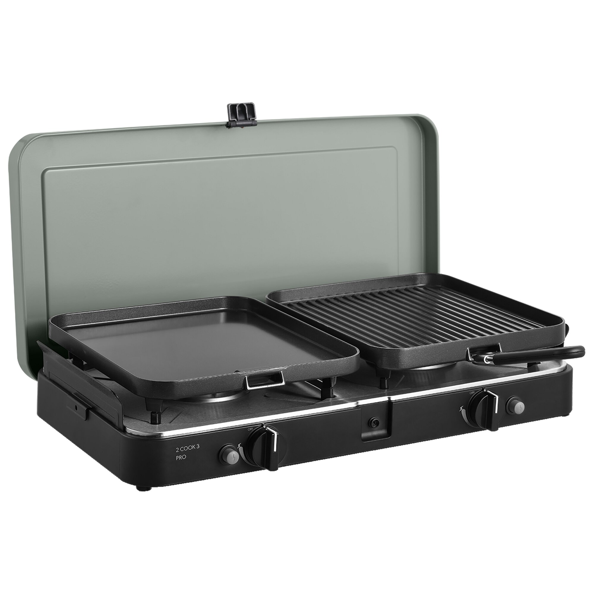 Gas Stove 2 Cook 3 Pro Deluxe, 30 mbar