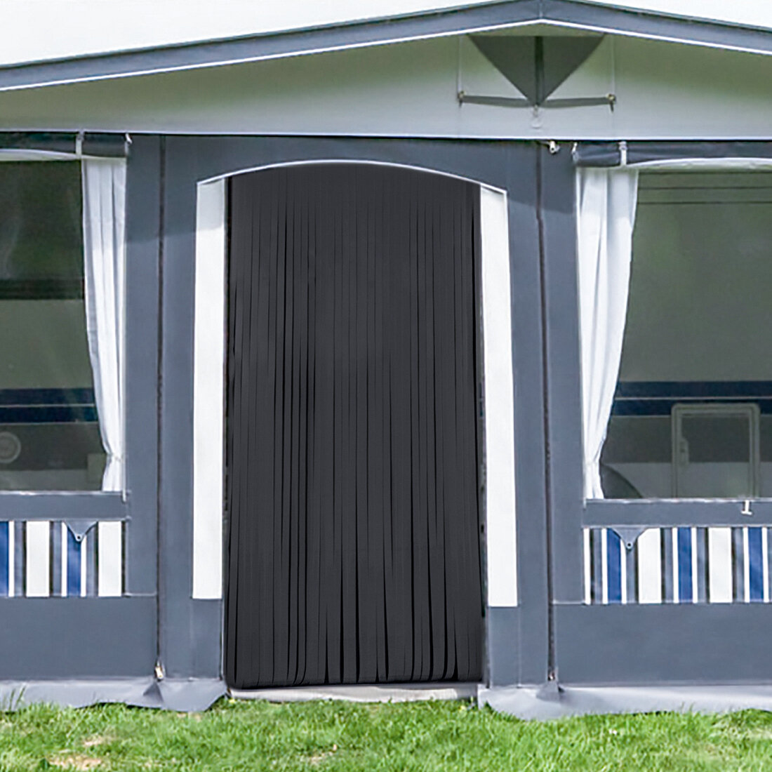 Door Curtain Curtina4U, anthracite, 100 cm
