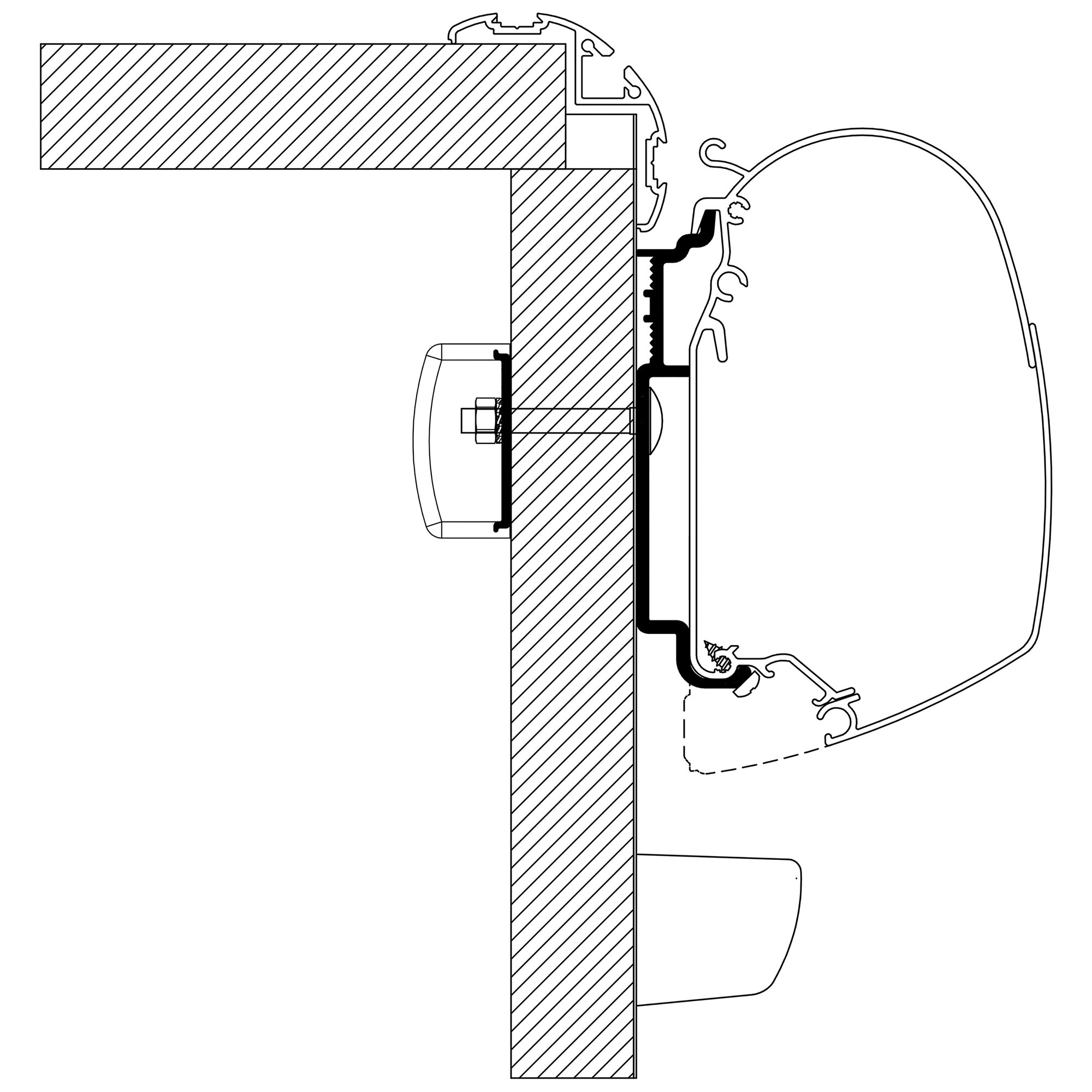 Adapter For Knaus Built Since 2017 For TO Series 5 And 8