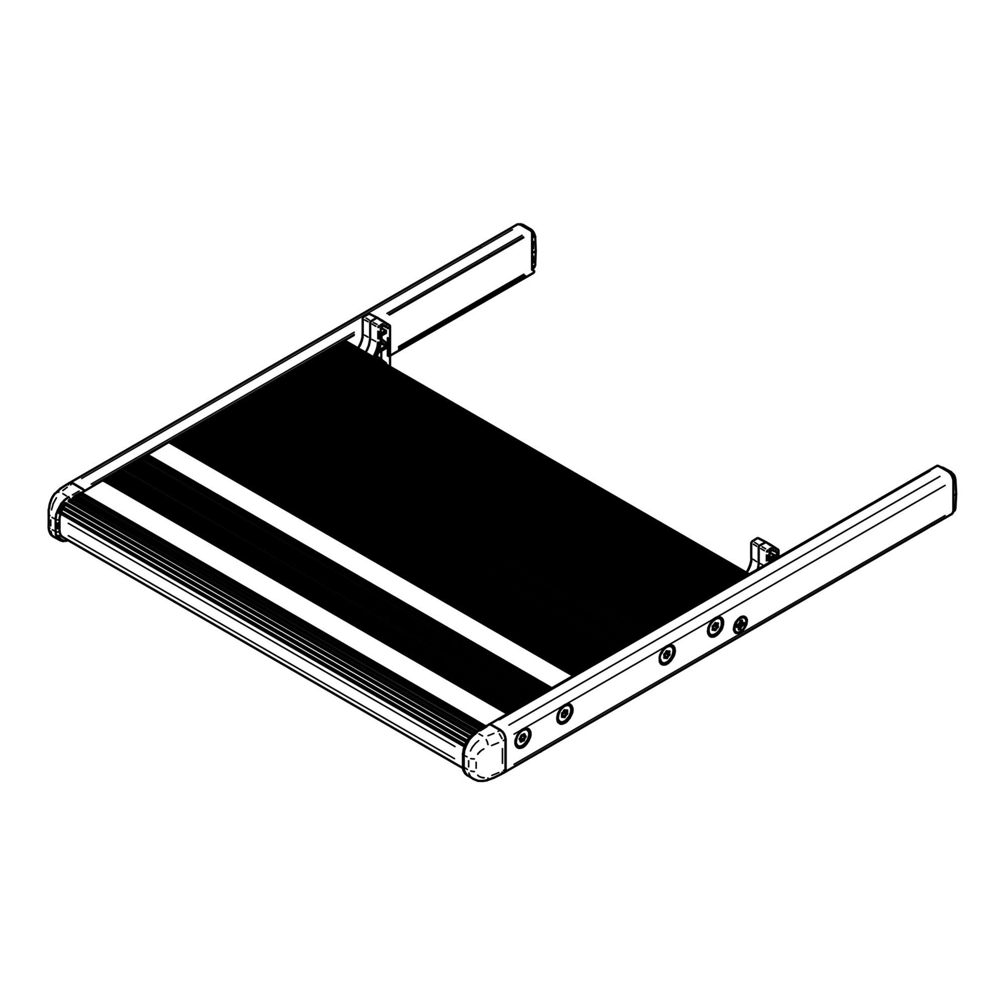 Step Tread Complete, Thule Slide-Out Step, 400