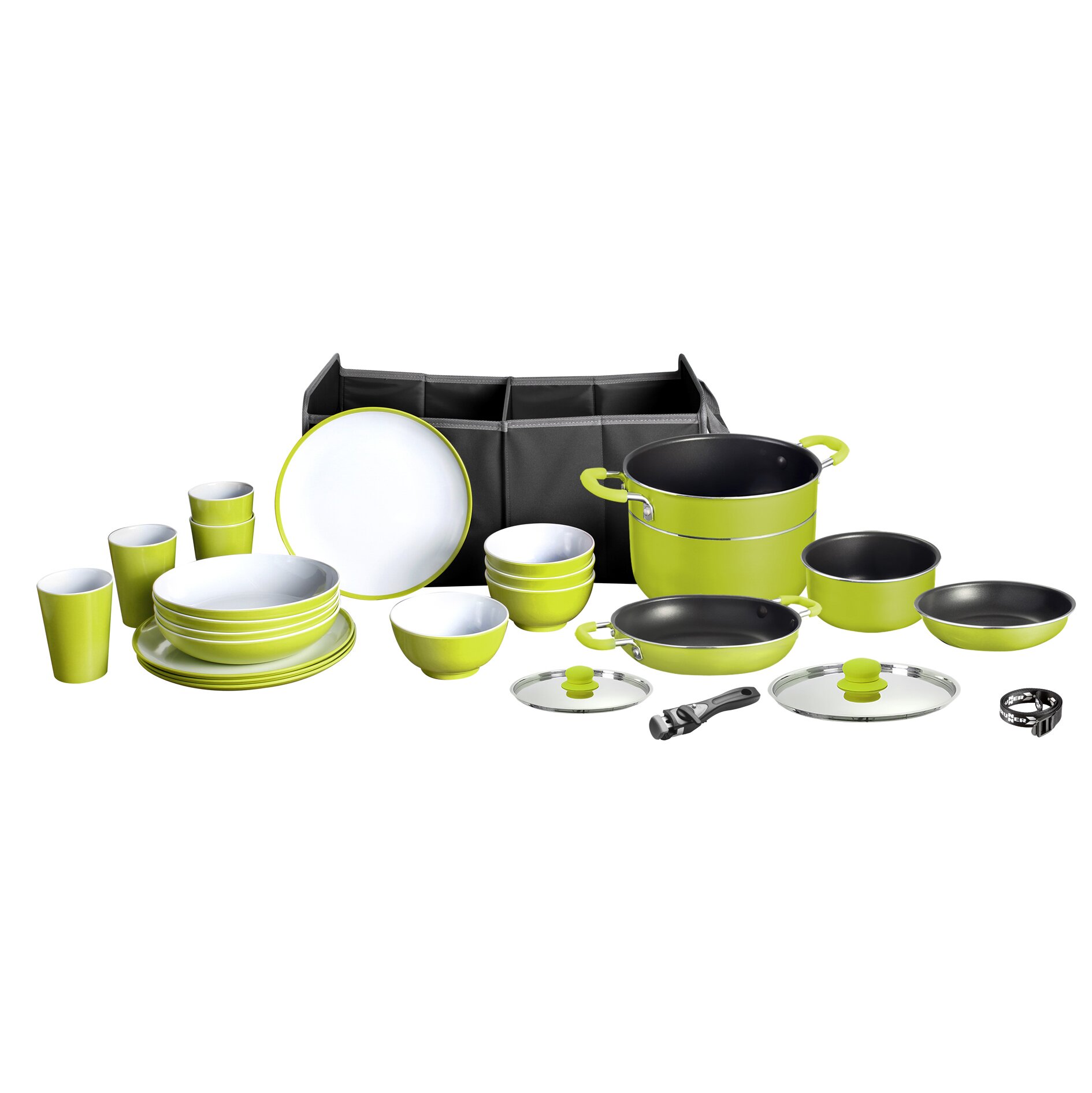 Juniper Mepo Box Crockery and Cooking Pot Set 16+9
