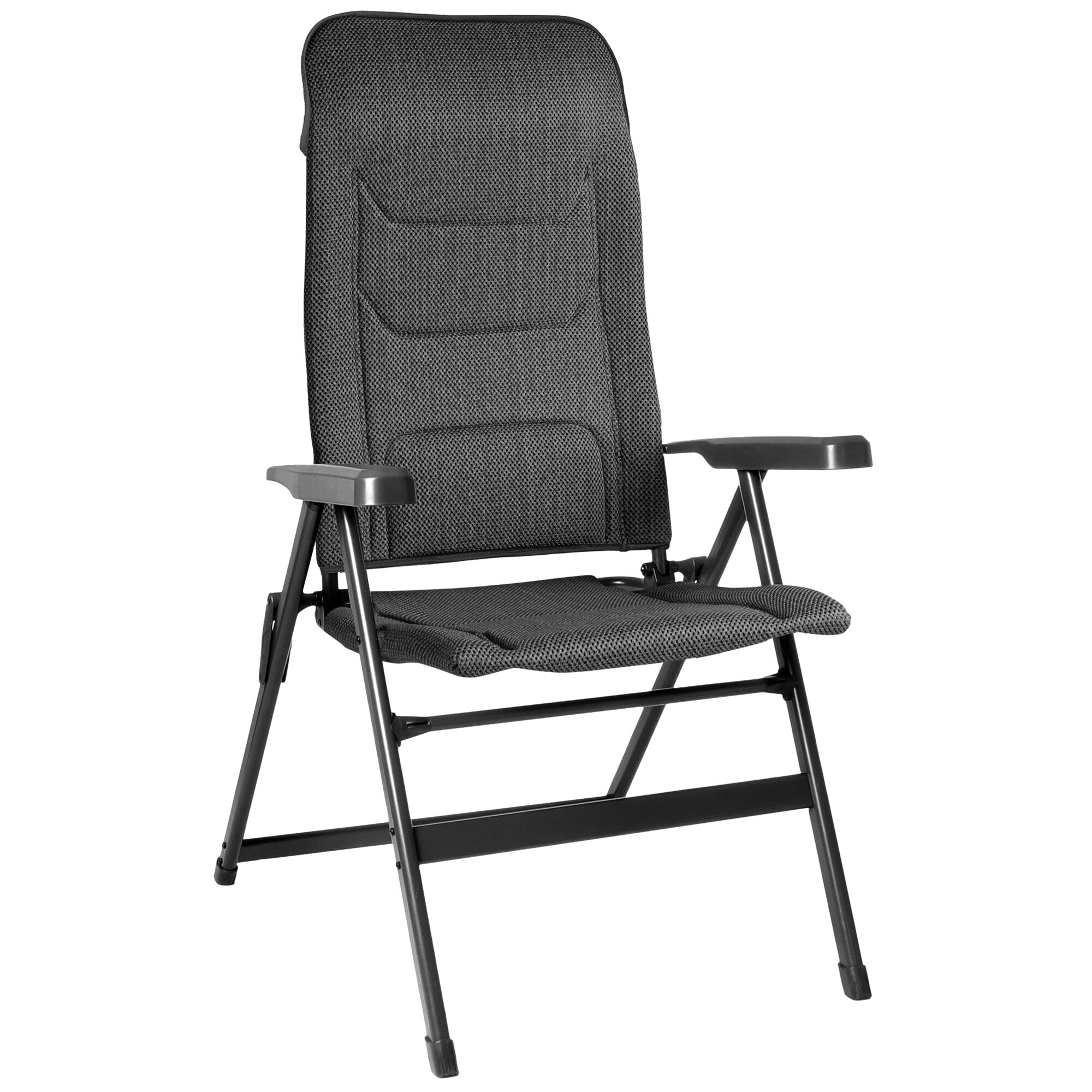 Camping Chair Aravel Vitachic S, flecked with grey