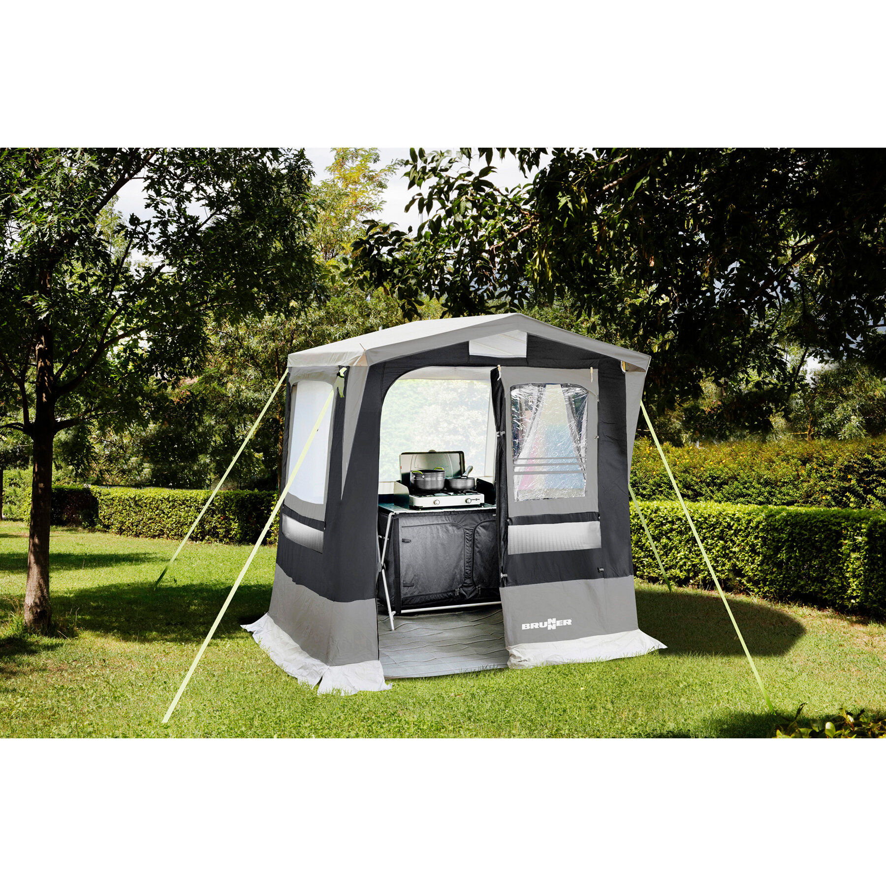 Kitchen Tent Gusto III NG, dark grey, 200 x 200 x 215