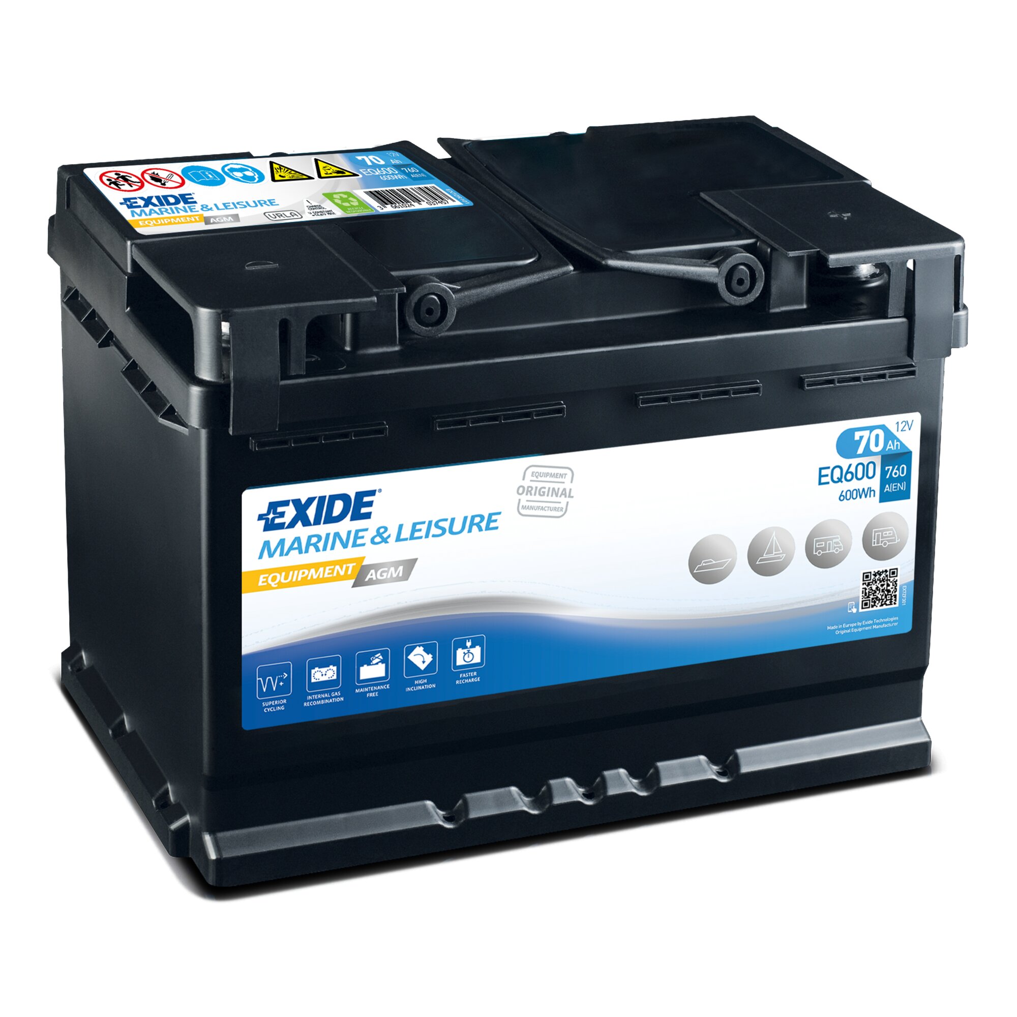 Battery Equipment AGM, 70 Ah