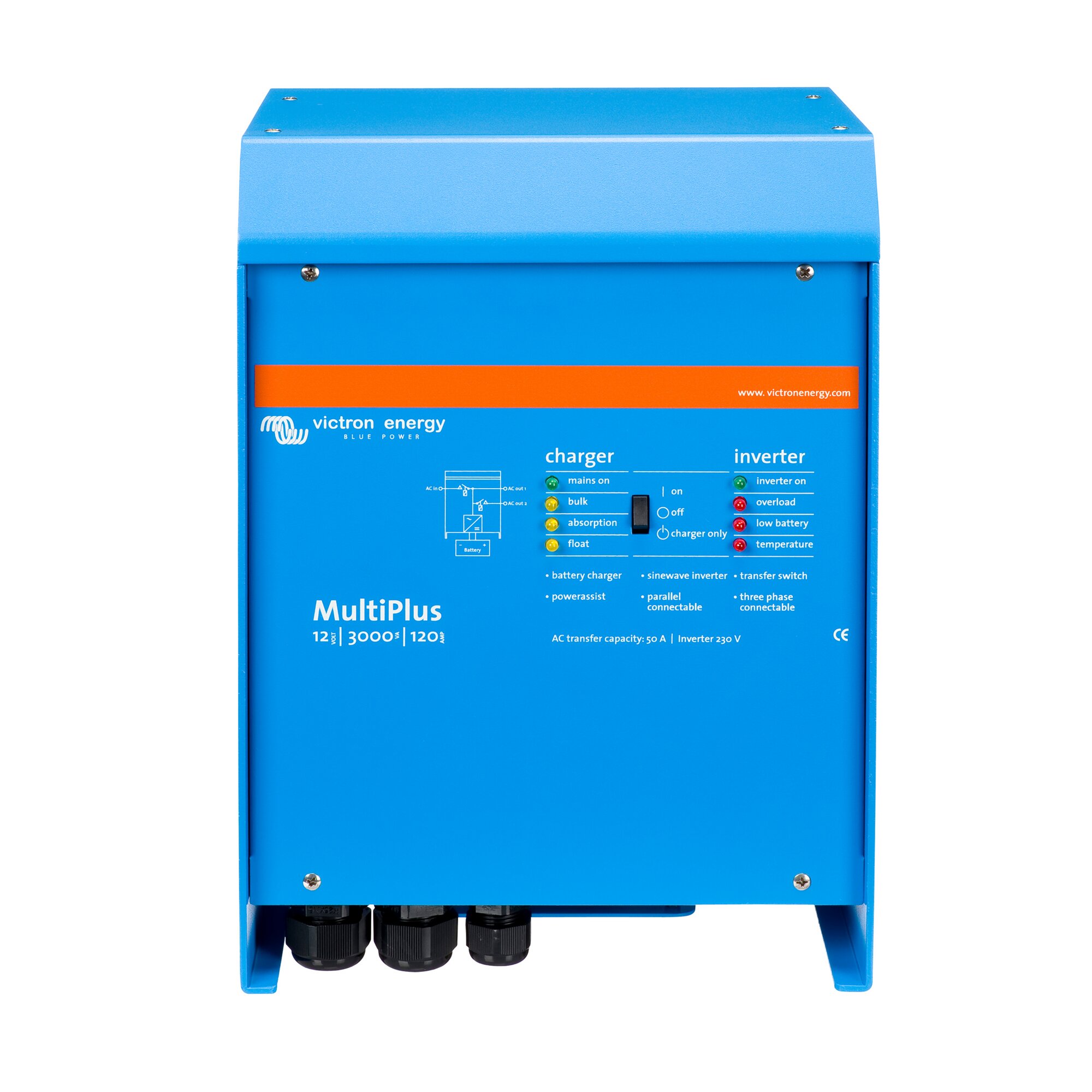 Inverter MultiPlus 12/3000/120-50, 3000 W