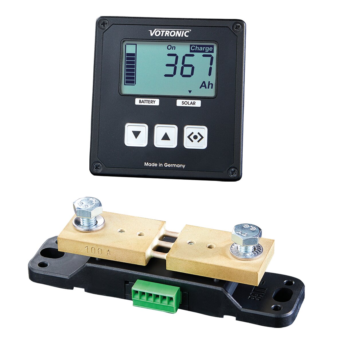 Battery and Energy Monitor – LCD Energy Monitor CI with Smart-Shunt 100 A