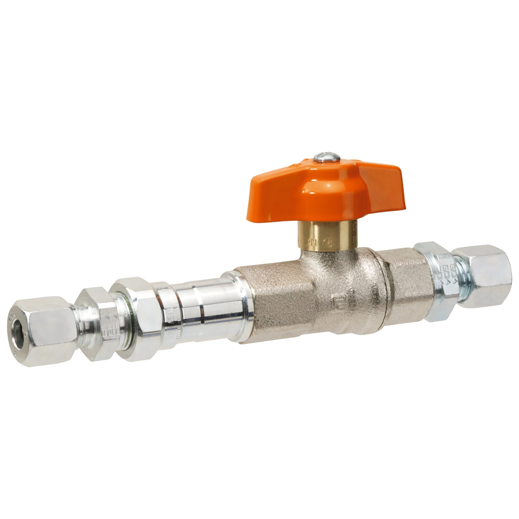 Ball Valve with TAE PS 5 bar, both sides RVS 8