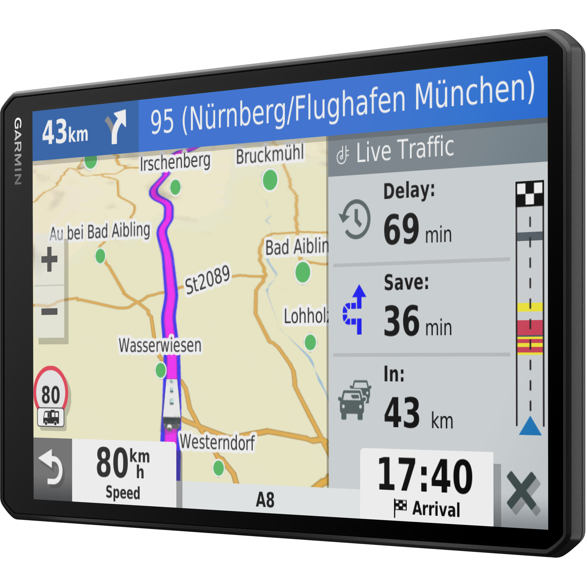 Control Panel Garmin VIEO RV, 10.1" (25.7 cm)