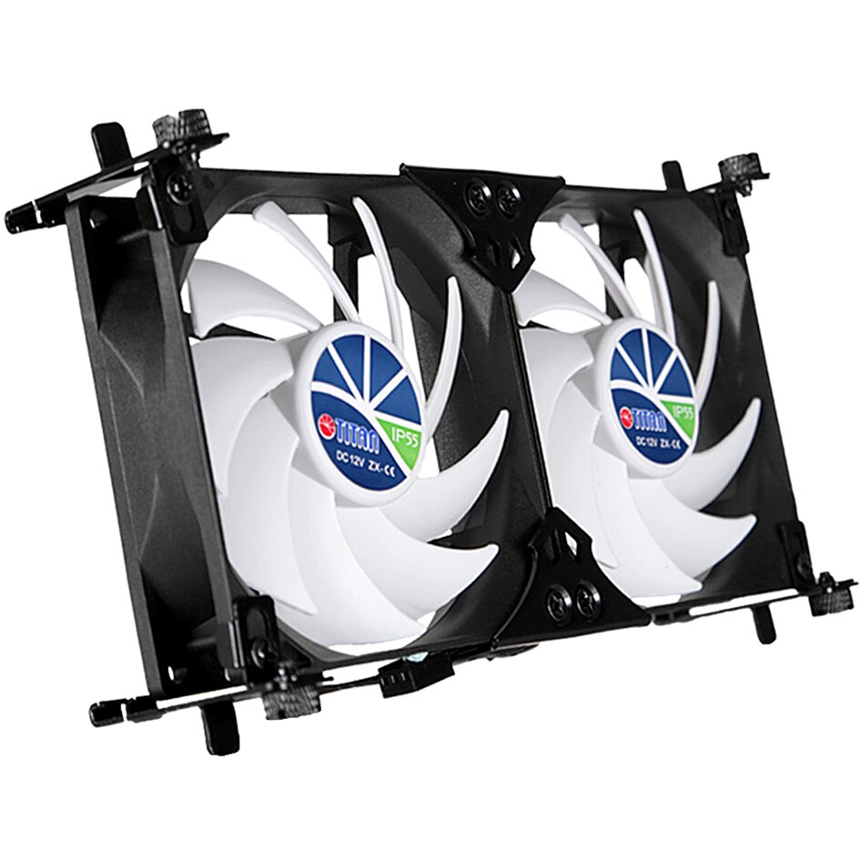 Refrigerator Double Ventilator Titan SC22V2+, ø 92 mm