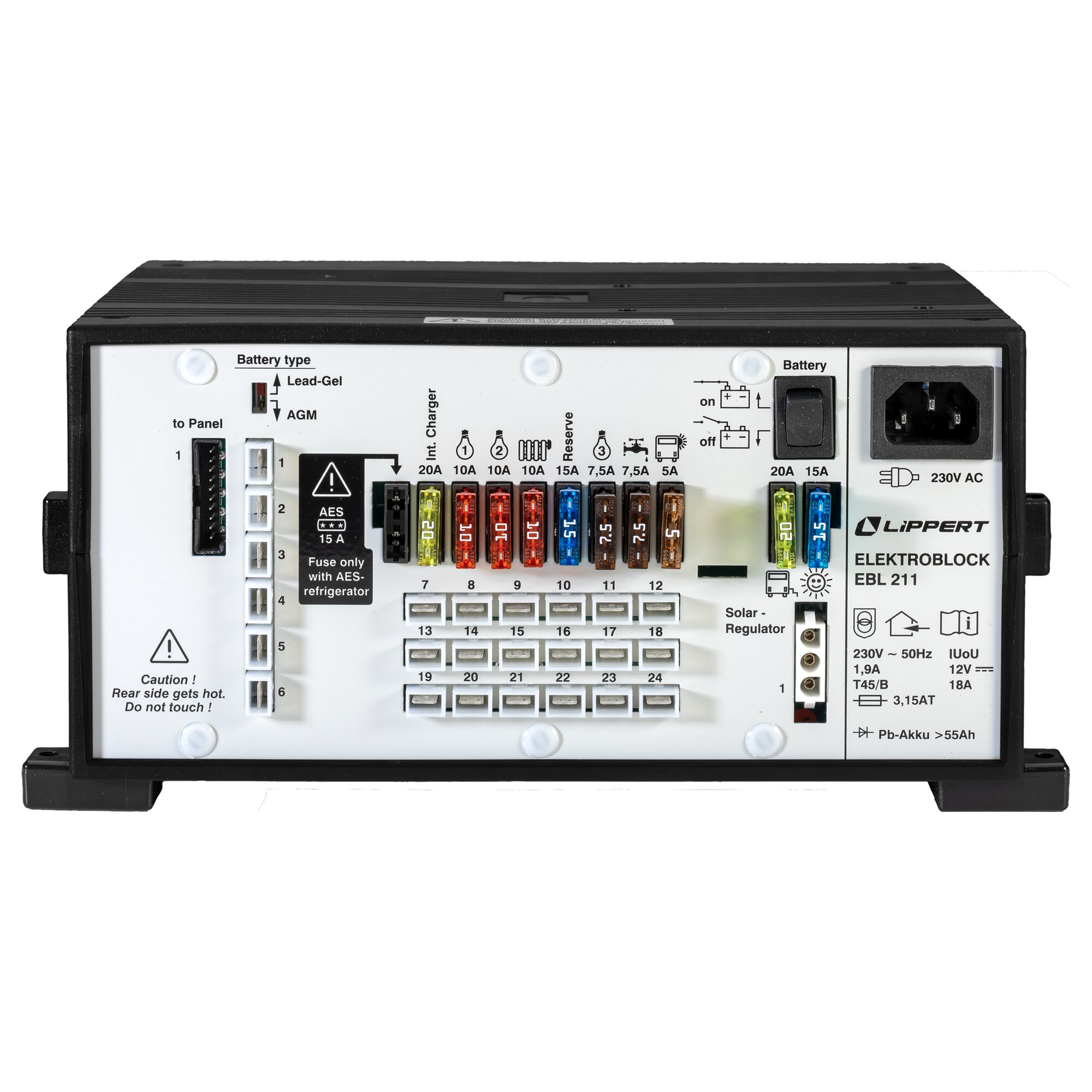 Electronic Block with Control Display