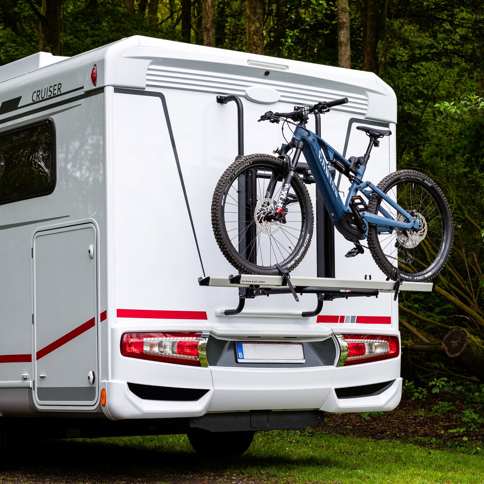 Rear Carrier Bike Lift Offroad Black