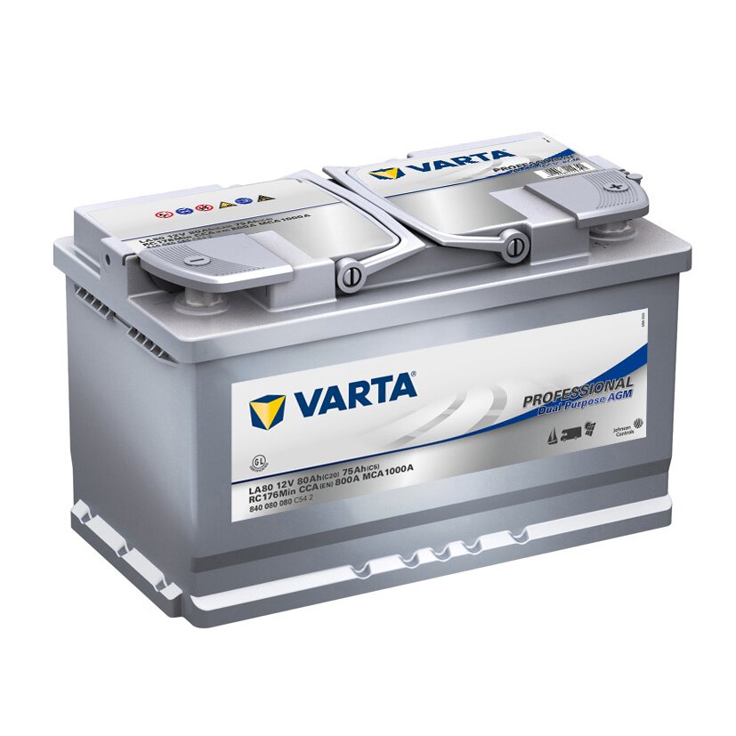 AGM Battery Dual Purpose, 80 Ah