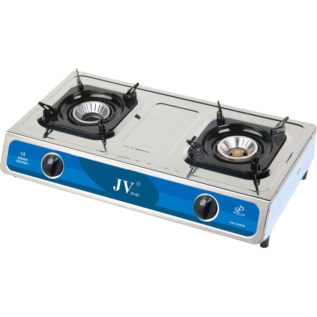 Stainless Steel Gas Stove Turbo, 2 burners