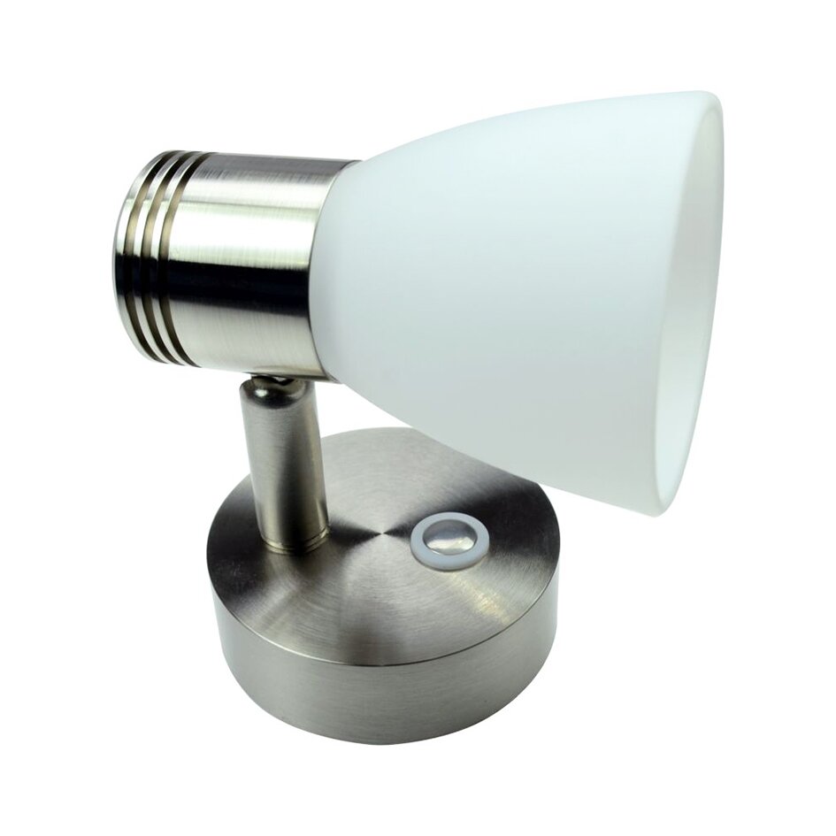 Surface-Mounted Reading Lamp 3000 K, Real Glass, USB-C