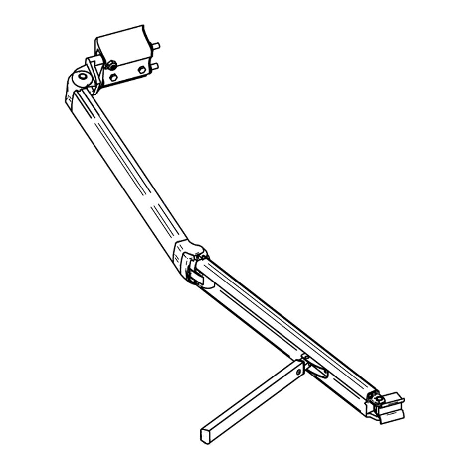Articulated Arm for TO 8000, right-hand, 2,50 m