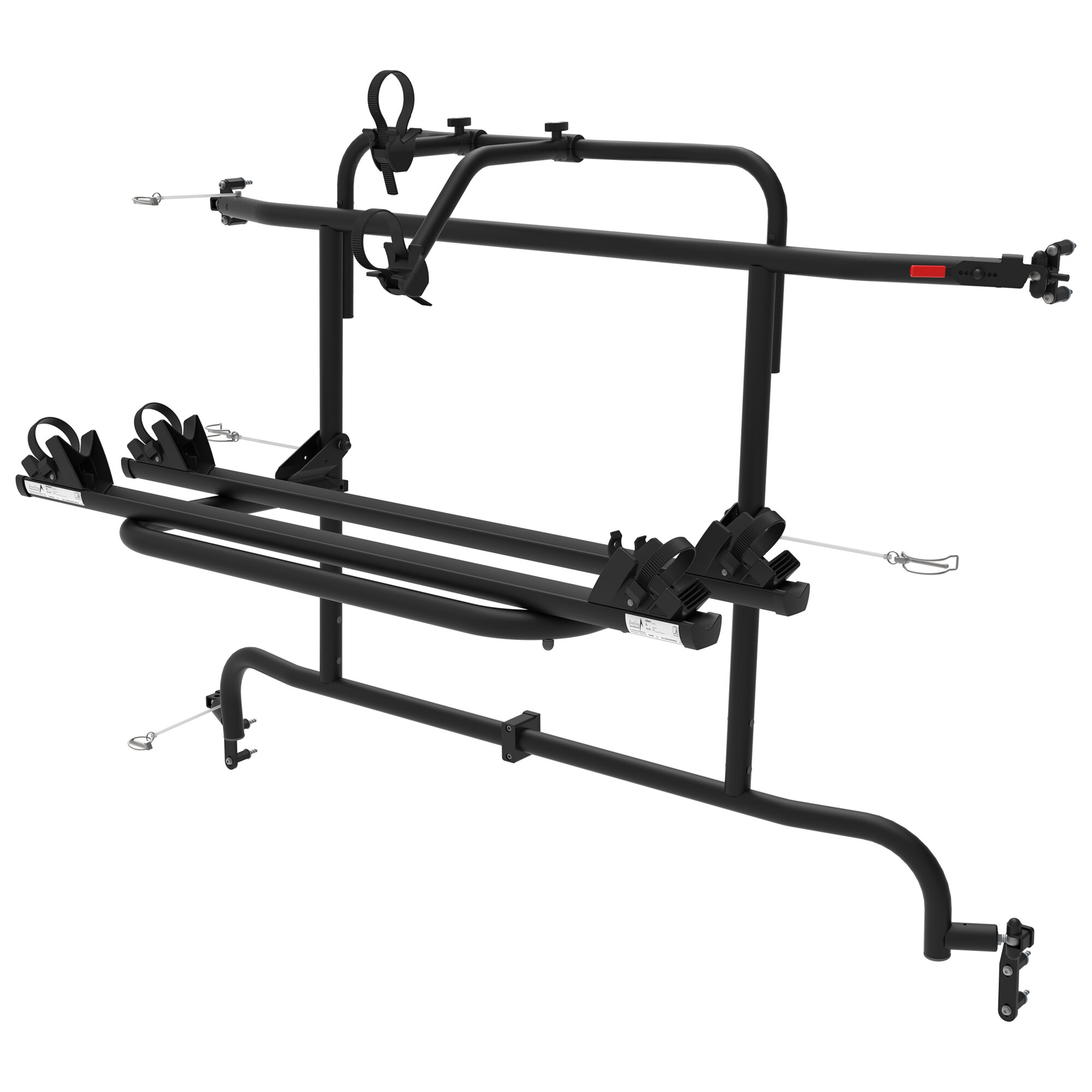 Hinged Bike Carrier for Opel Movano B and Renault Master III, 2