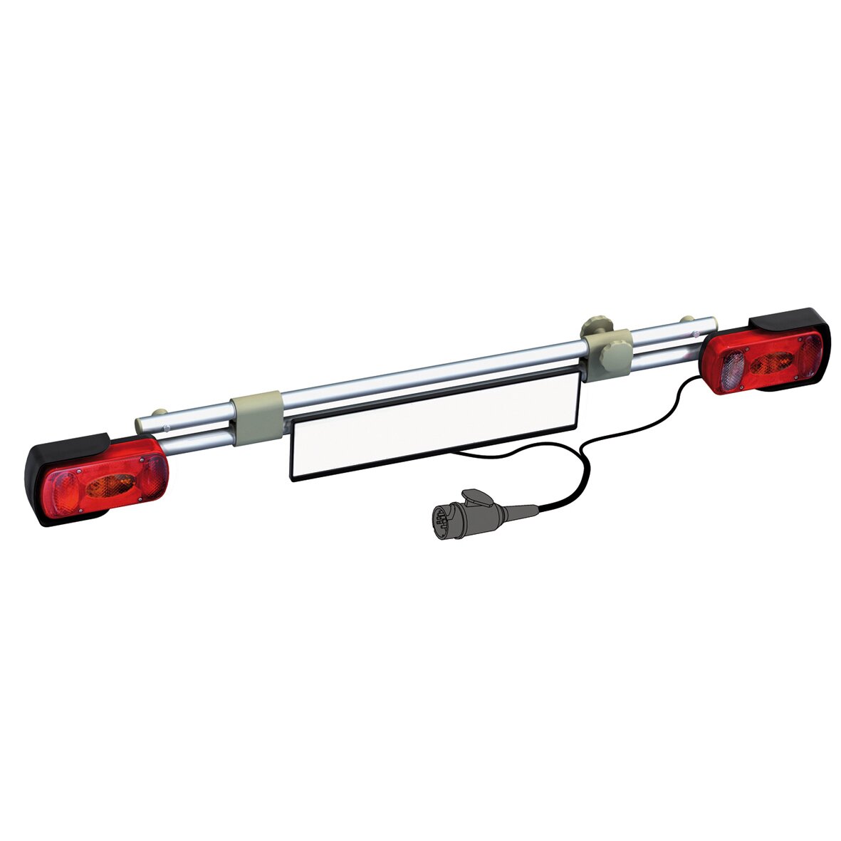 Lighting Strip for EuroCarry Bike Carriers, silver