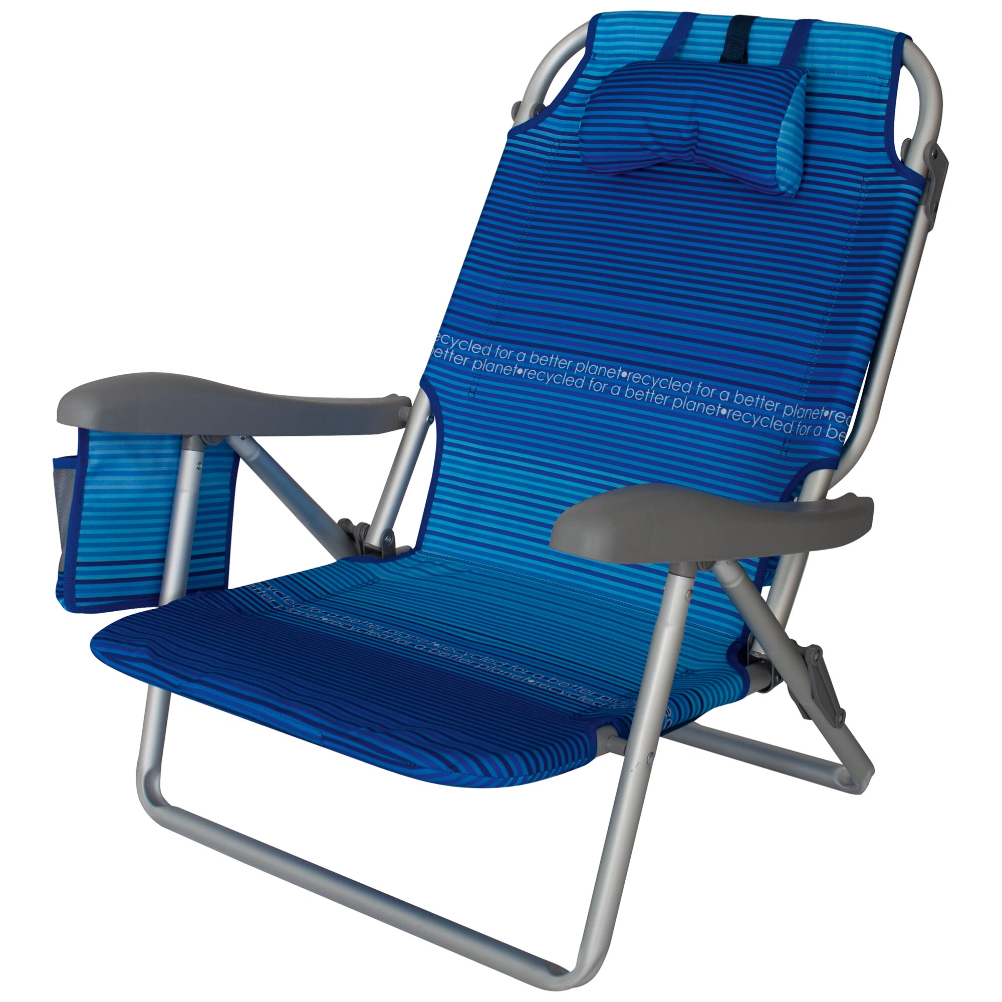 Beach Chair Perez Beach Recycled, blue