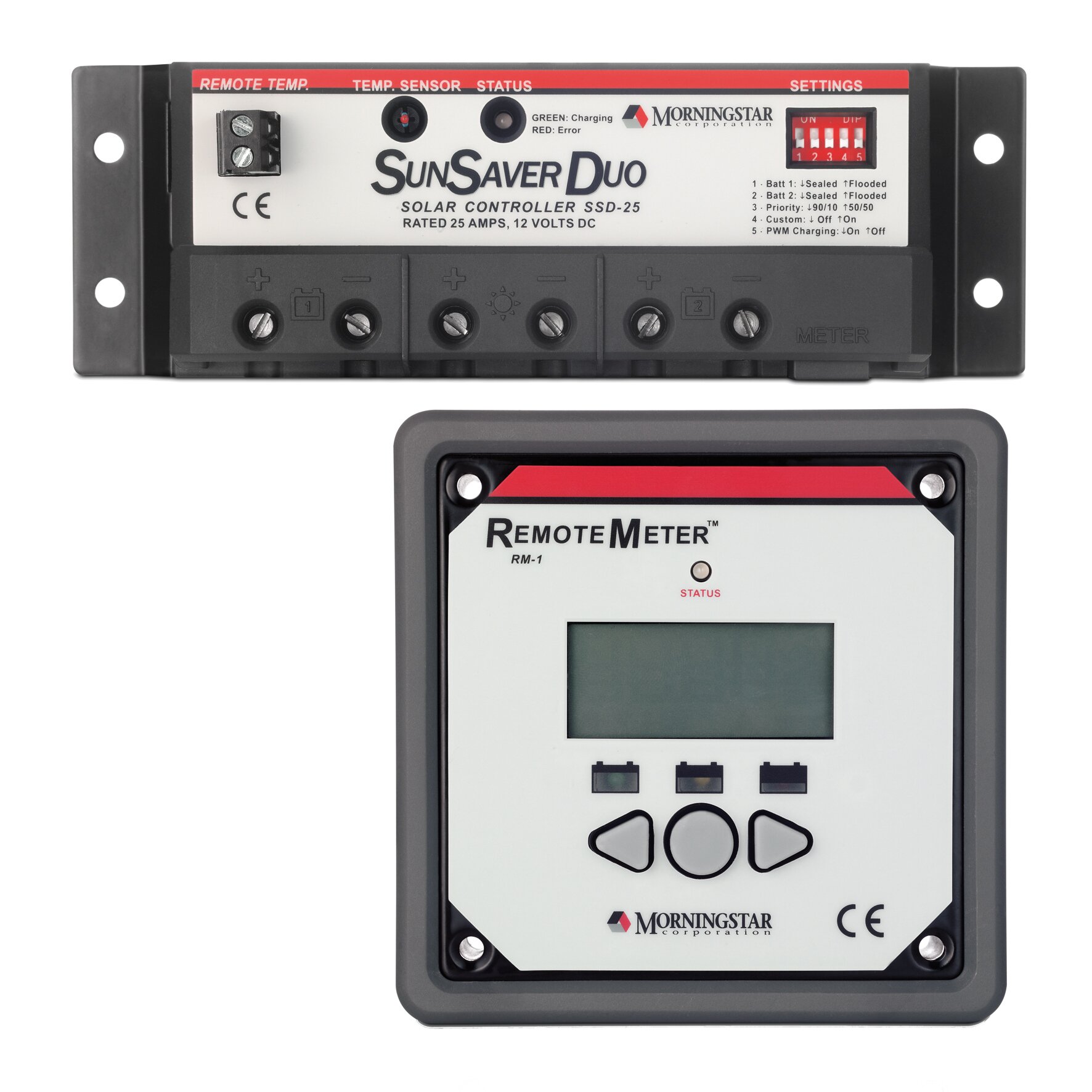 Solar Charge Controller SunSaverDuo™/RM-1