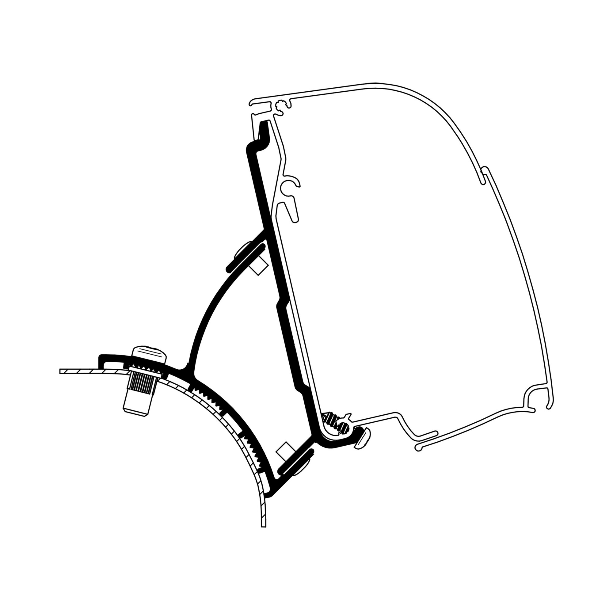Adapter VW T5/T6 For Thule 4200