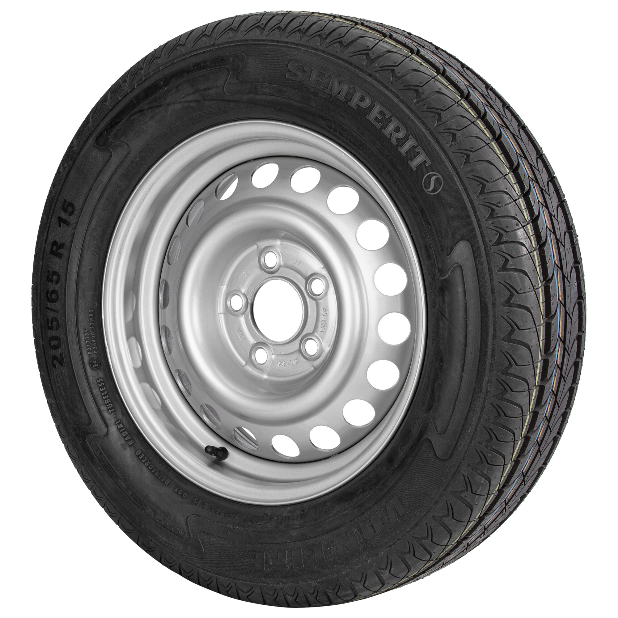 Spare Tyre for Caravans, Nut: o | LZ 5, 205/65 R15 XL (5 ½ J x 15)