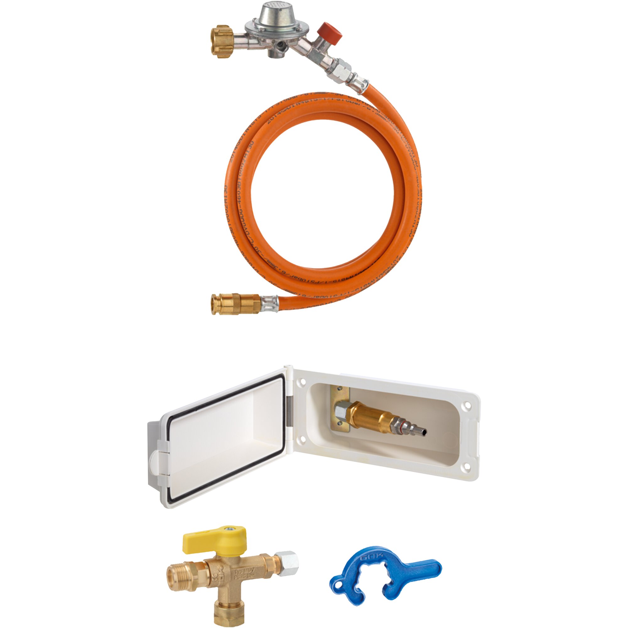 Exterior Socket Gas Supply GOK for Recreational Vehicles