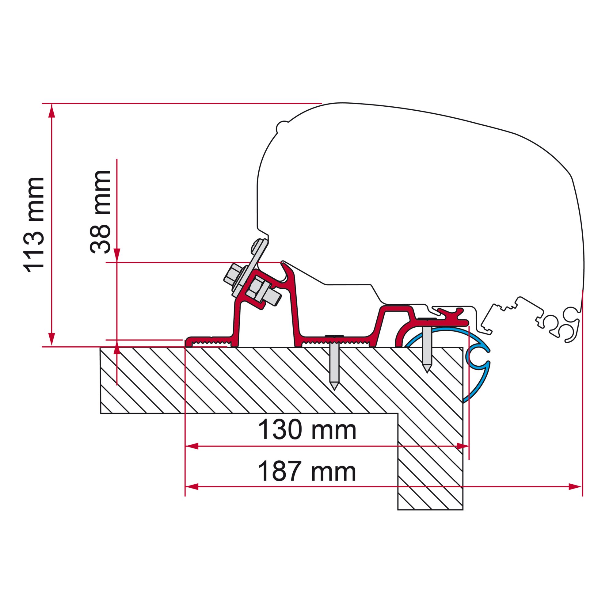 Universal Adapter Kit Caravan Standard, 340 cm
