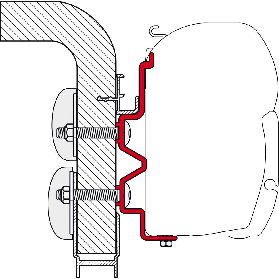 Awning Adapter Hymer Camp 350