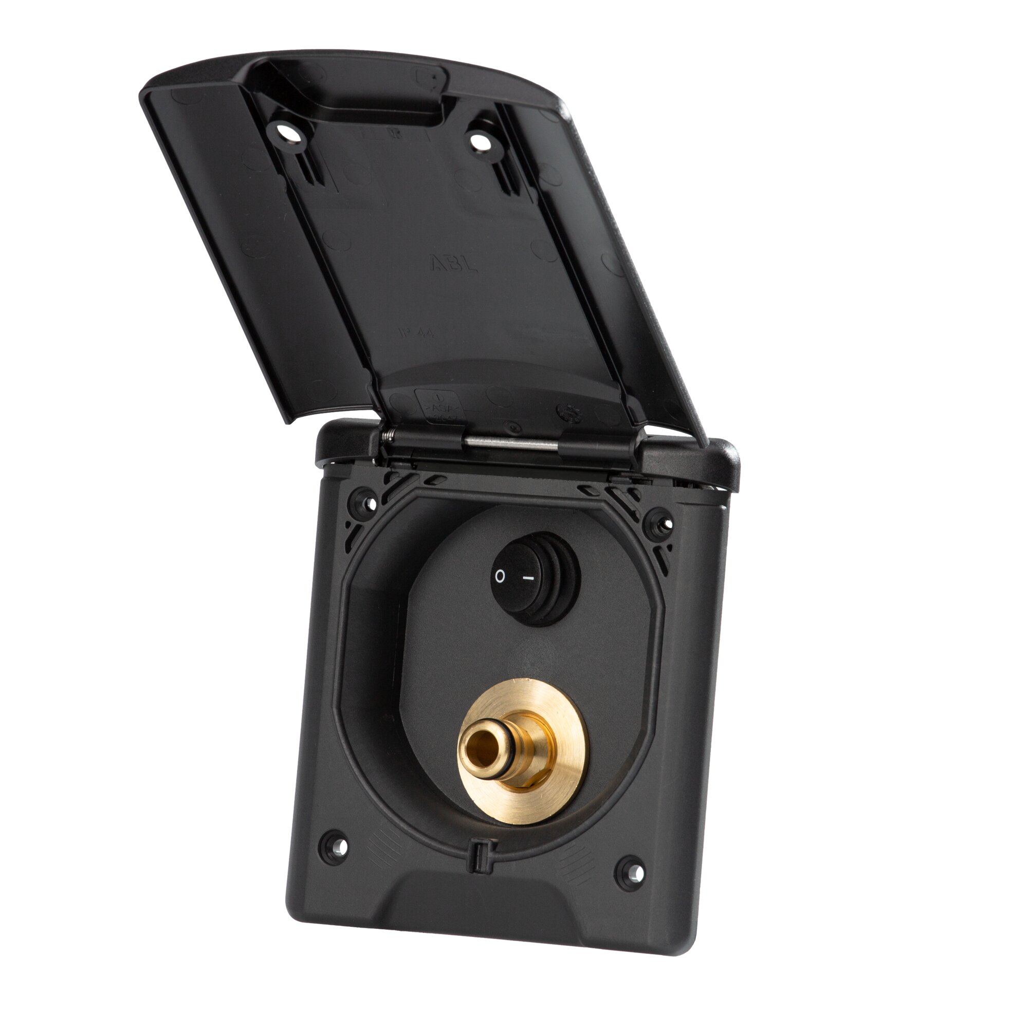Water Socket for Outdoor Showers, black