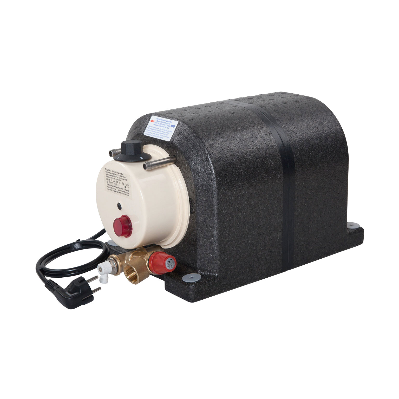 Pressure-Resistant Warm Water Systems, 10 l, 12 V, Nautic Compact