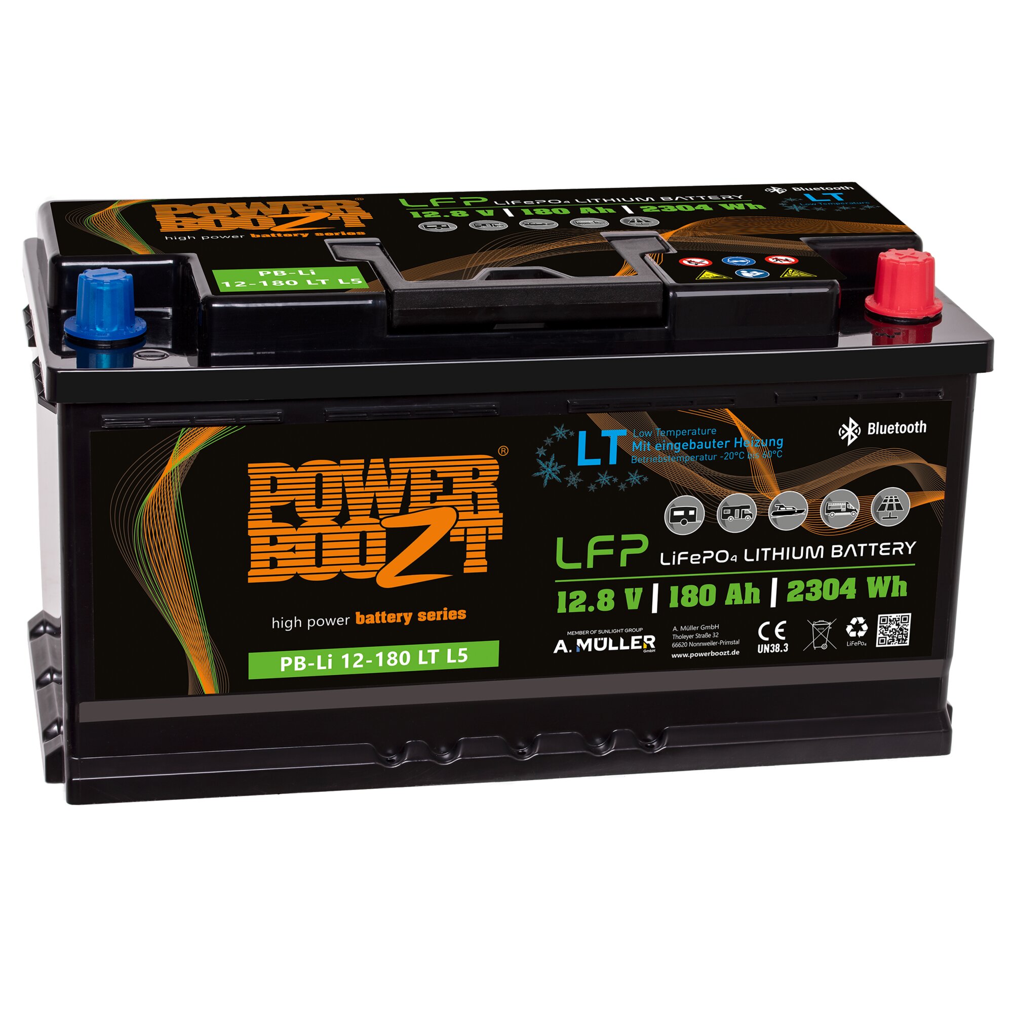 Lithium Cold Weather Battery, 180 Ah