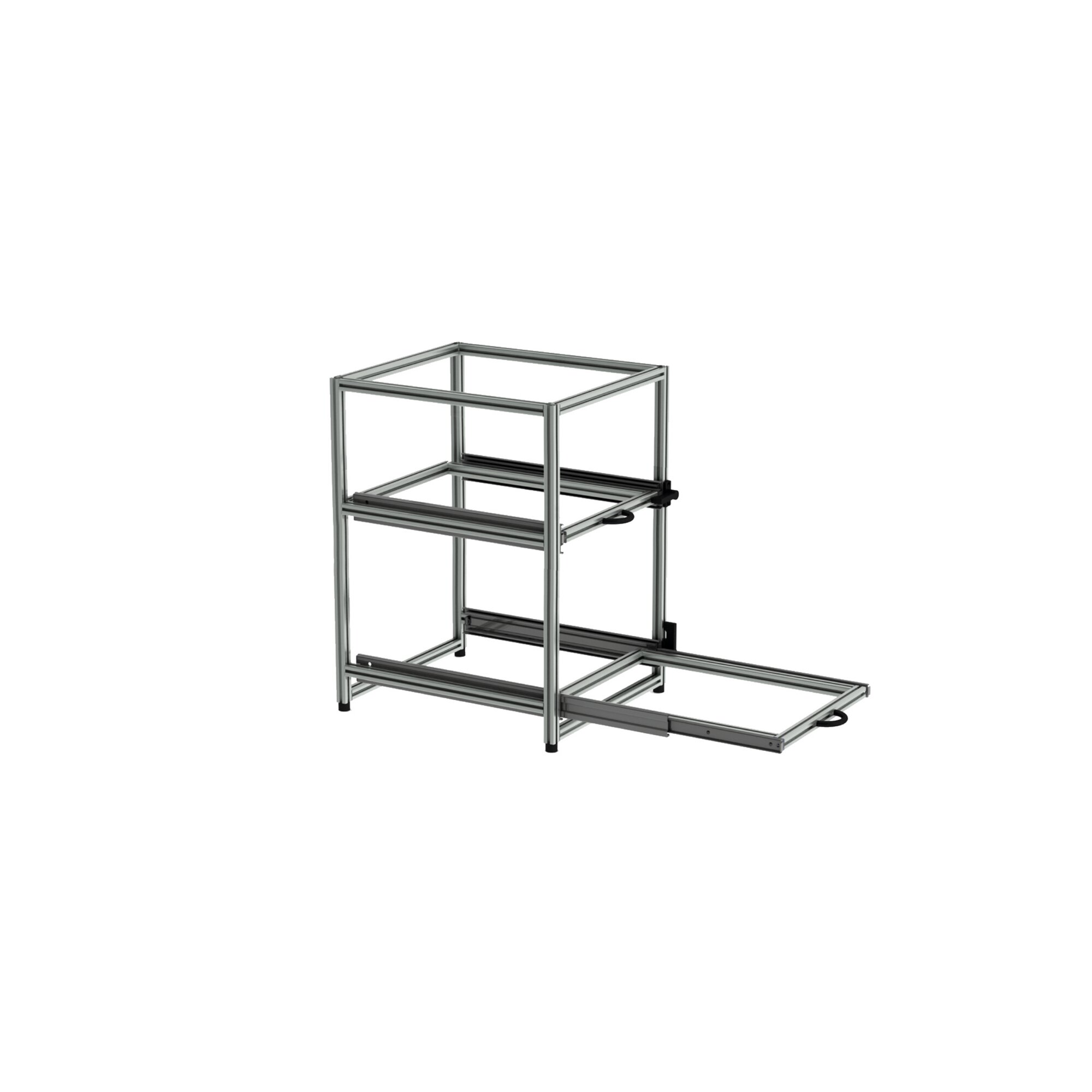 Pull-out shelving system, lengthwise, 39 x 70 x 43 cm