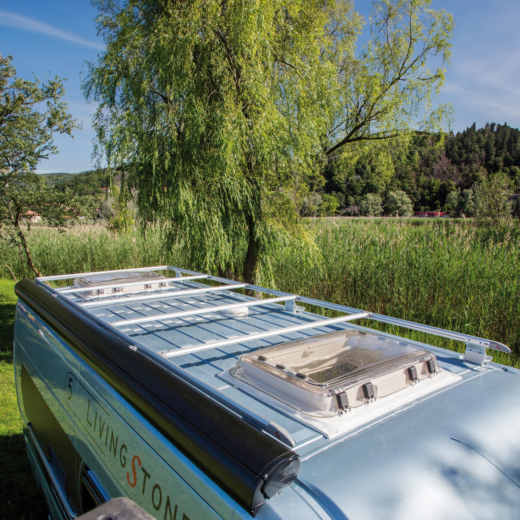 Roof Rail Ducato, silver