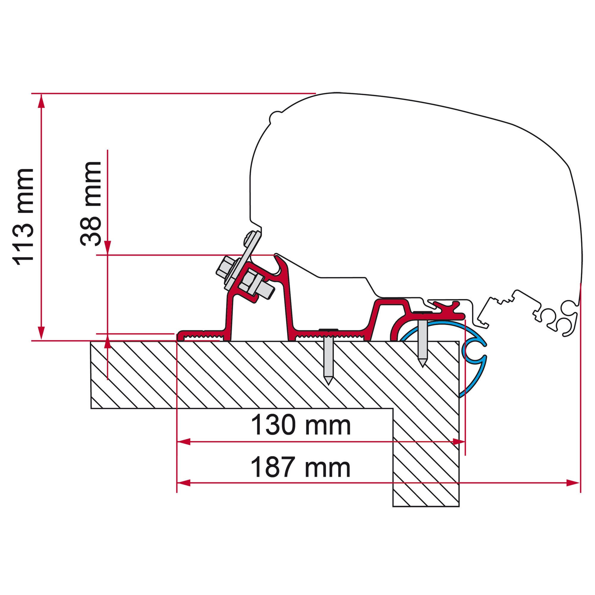Universal Adapter Kit Caravan Standard, 400 cm